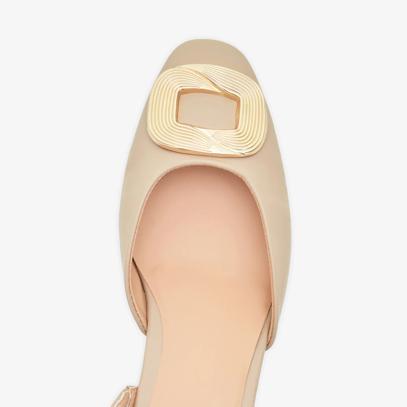 Women's Buckle-Detail Slingback Heels - Image 4