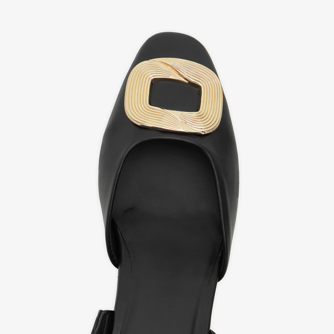 Women's Buckle-Detail Slingback Heels - Image 3