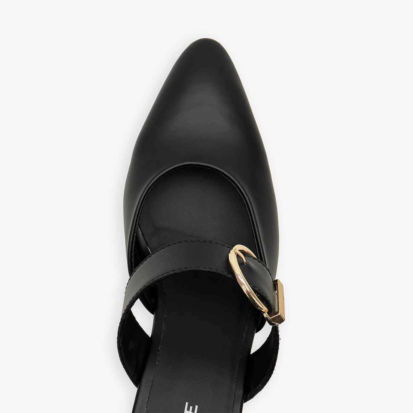 Women's Buckle Strap Mule Heels - Image 4