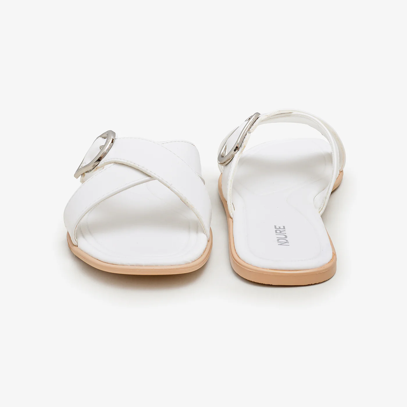 Women’s Buckled Slides - Image 3