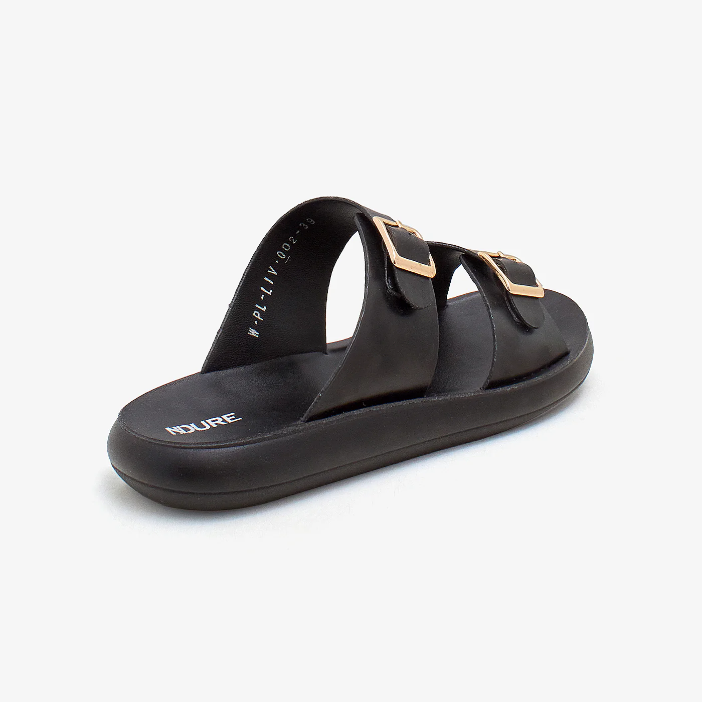 Women's Buckled Slides - Image 3