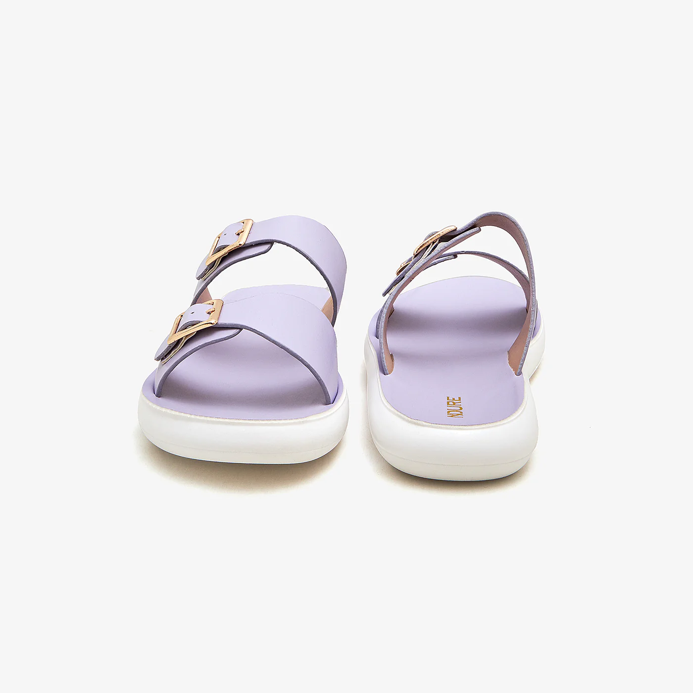 Women's Buckled Slides - Image 3