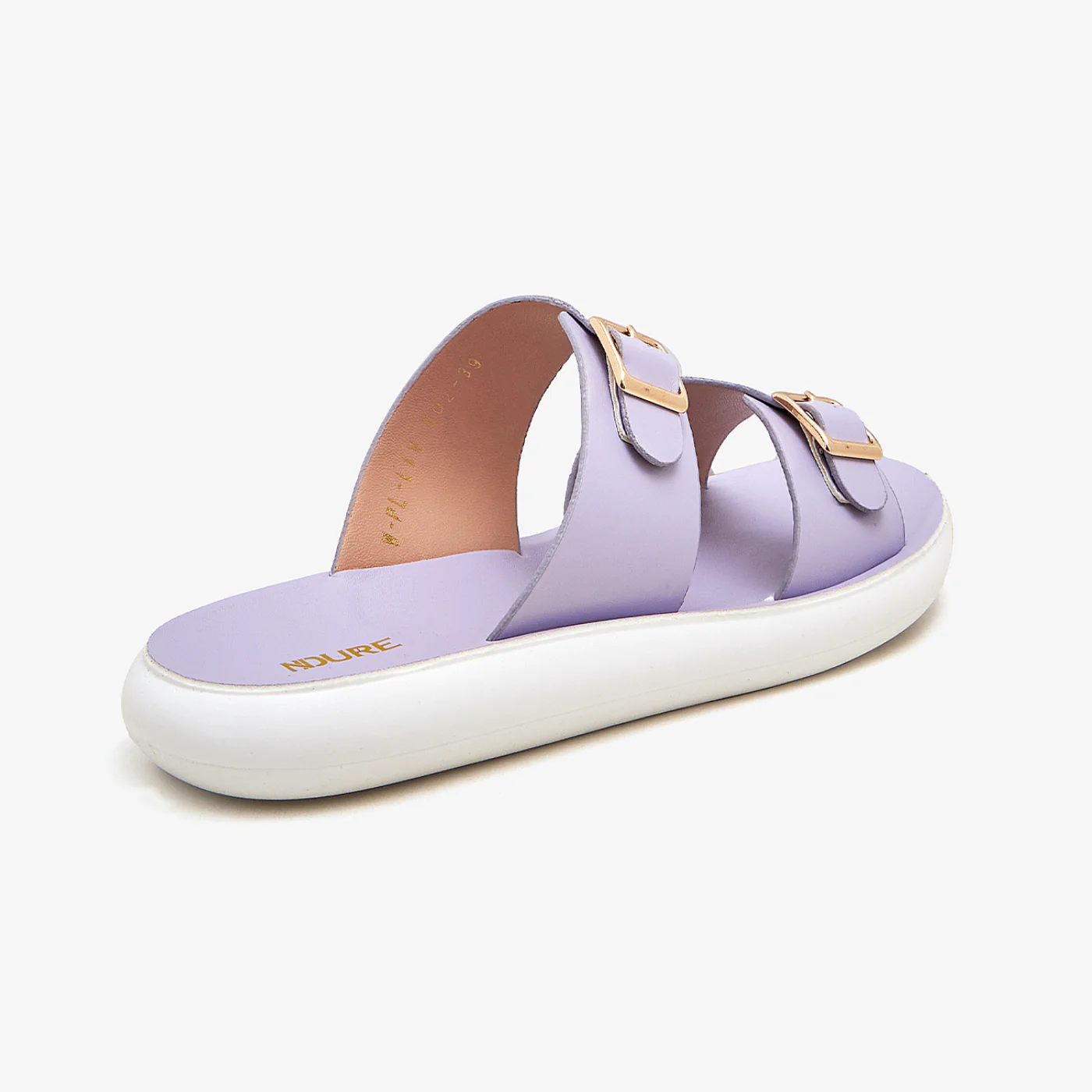 Women's Buckled Slides - Image 4