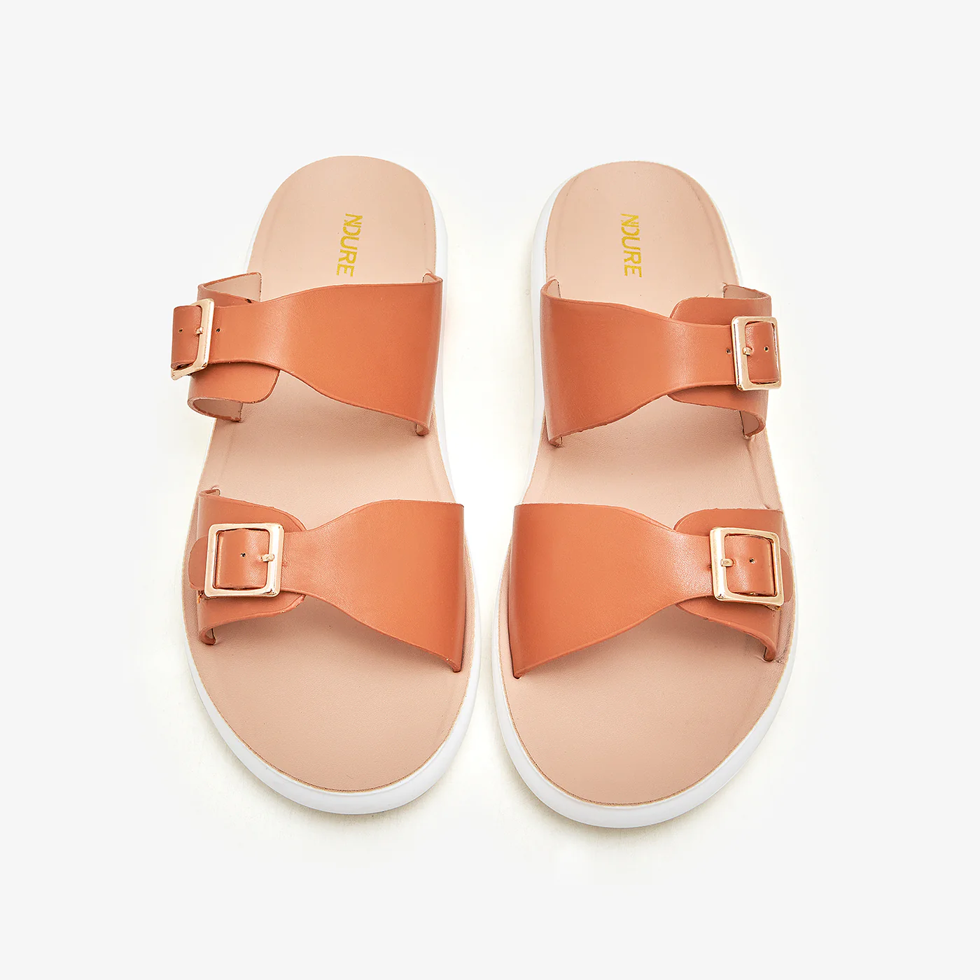 Women's Buckled Slides - Image 2