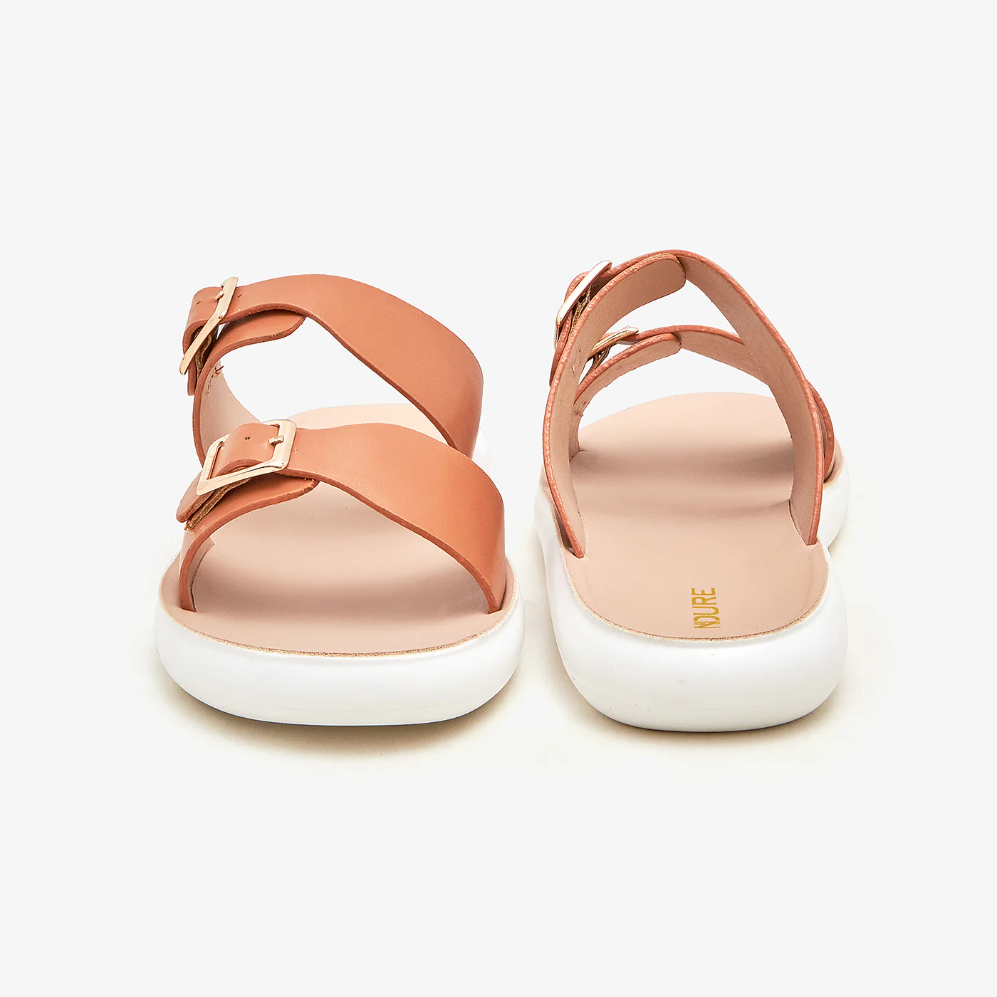 Women's Buckled Slides - Image 3