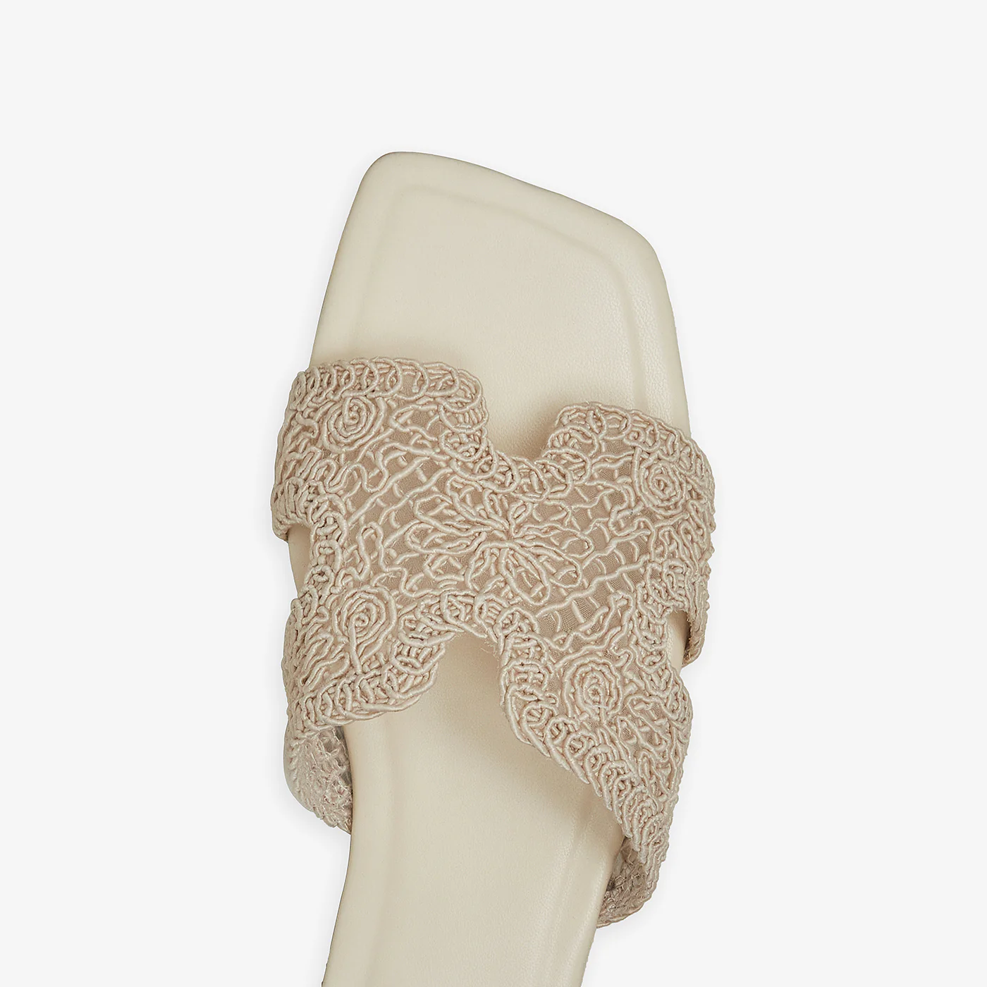 Women’s Lace Cut Slides - Image 5