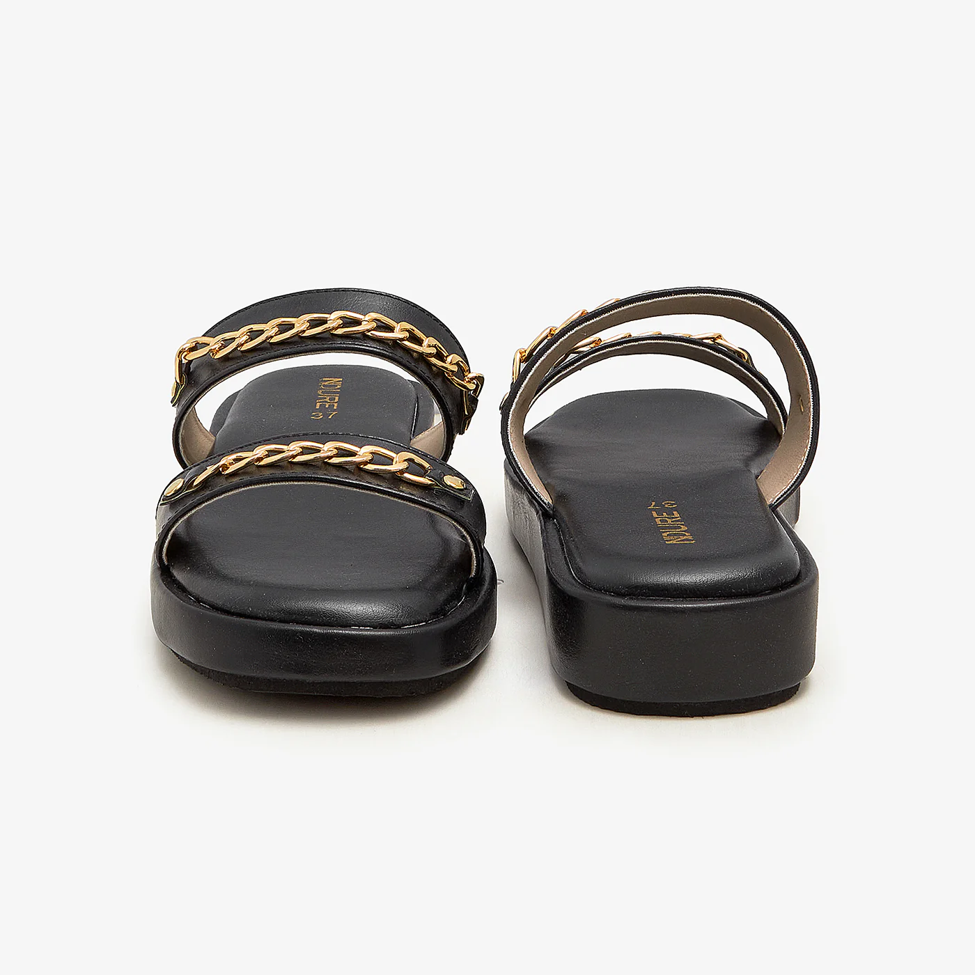 Women's Chain-Strap Slides - Image 3