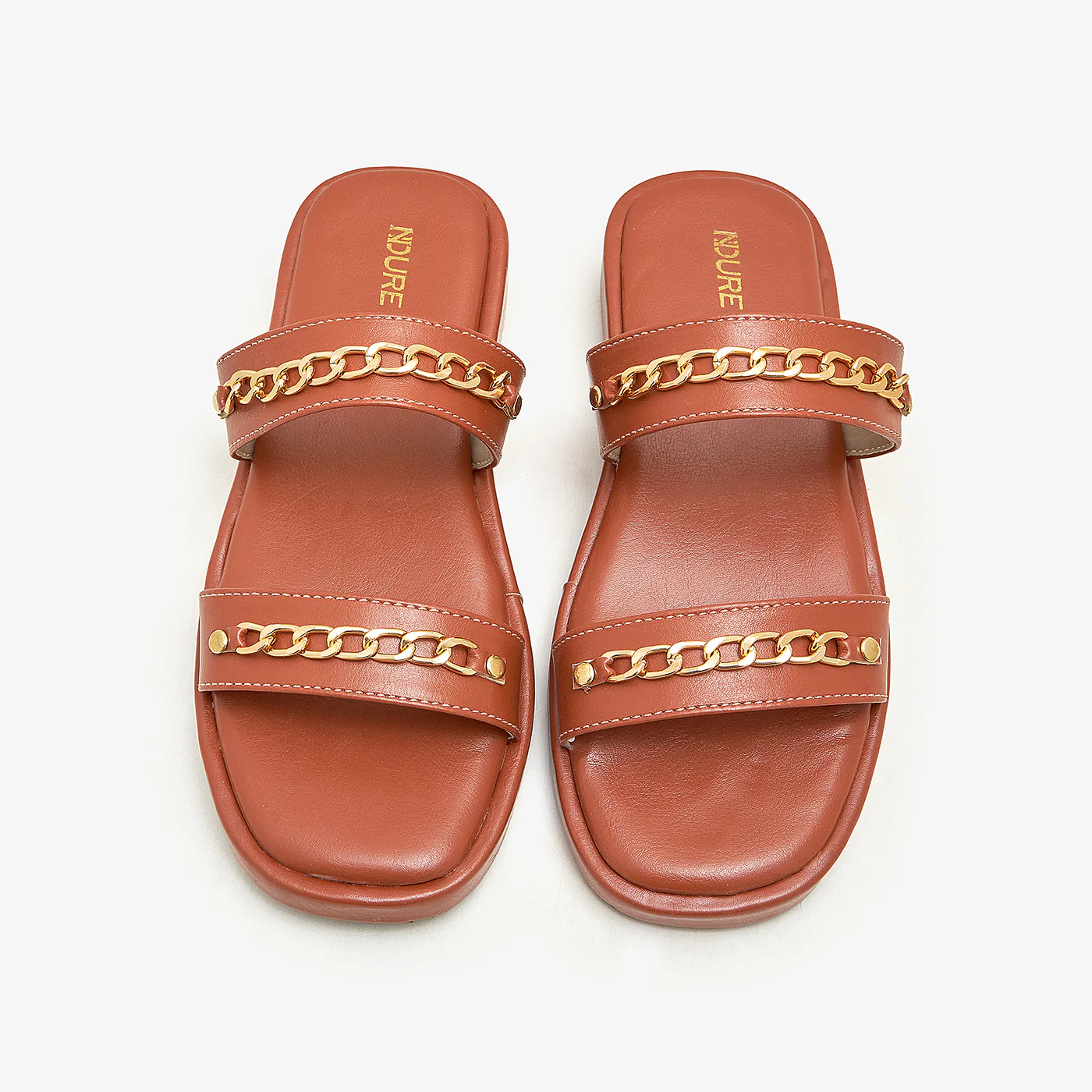 Women's Chain-Strap Slides - Image 2