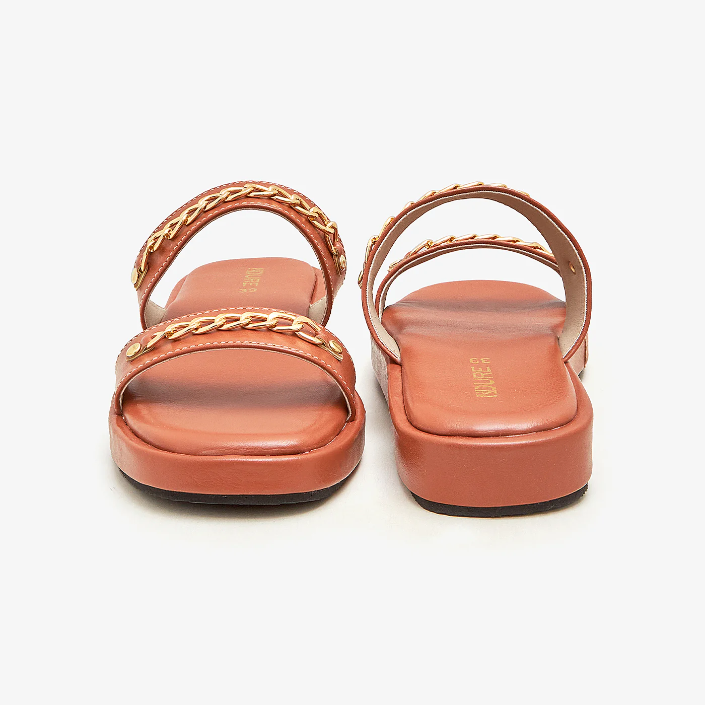 Women's Chain-Strap Slides - Image 3
