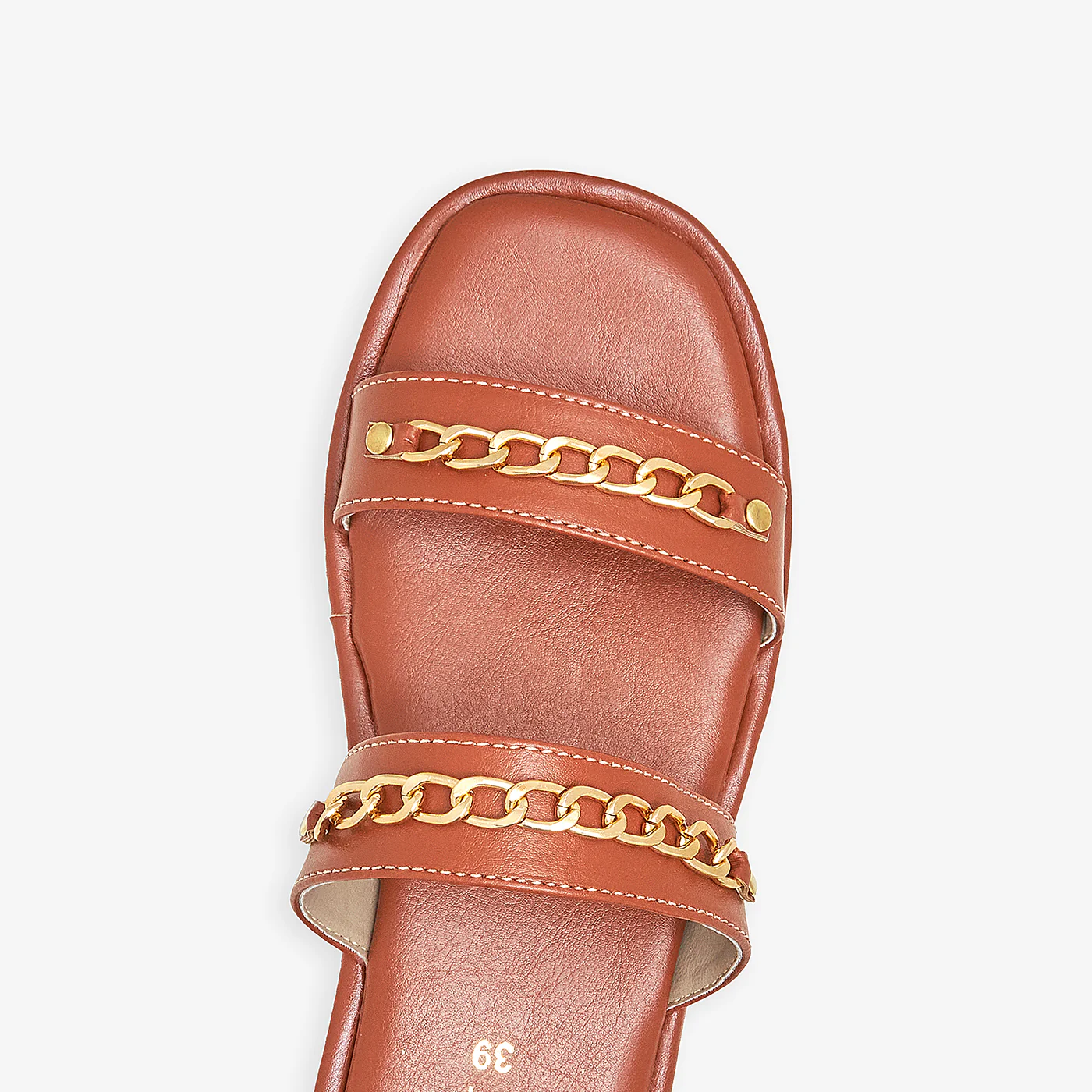 Women's Chain-Strap Slides - Image 4