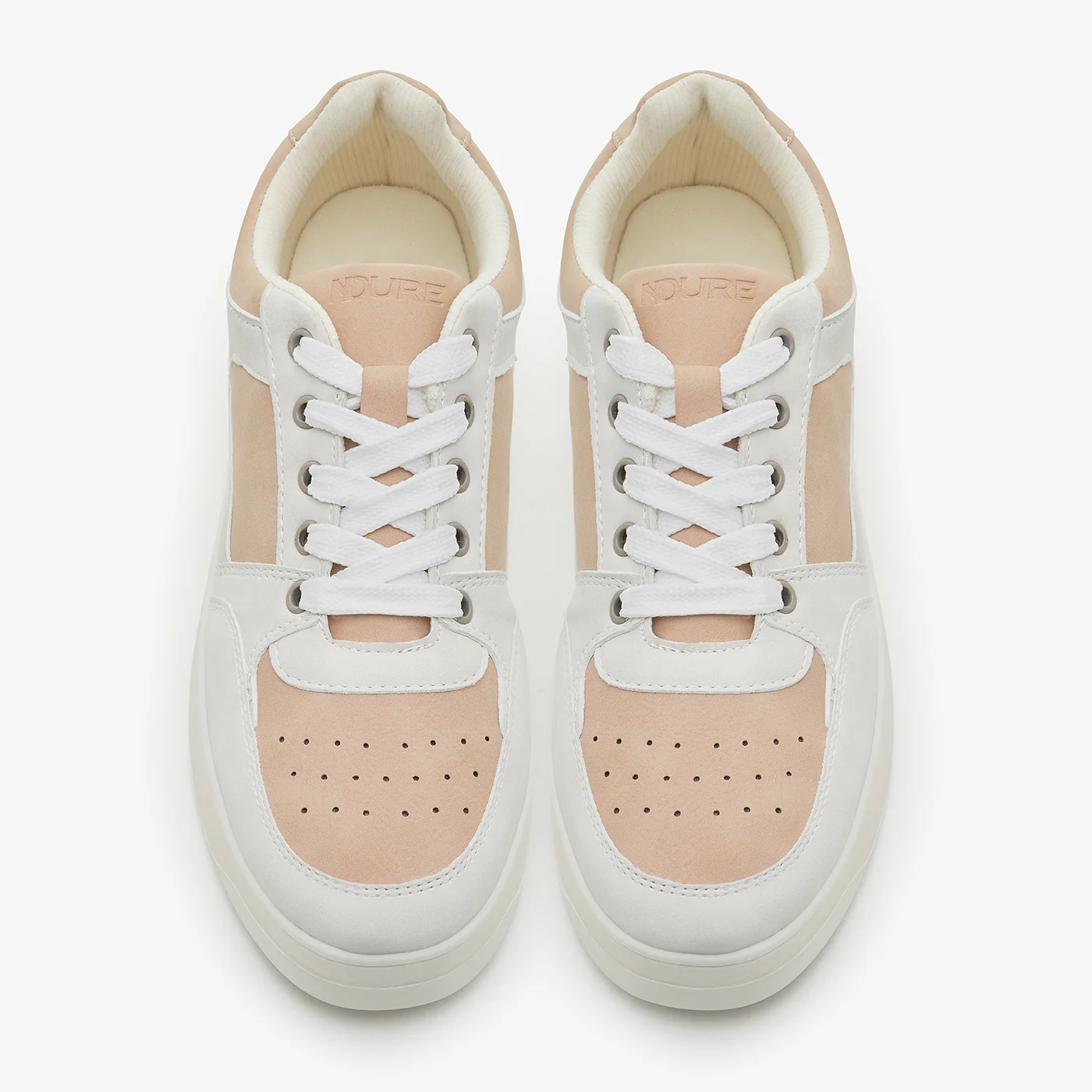 Women’s Contrast Panel Platform Sneakers - Image 2