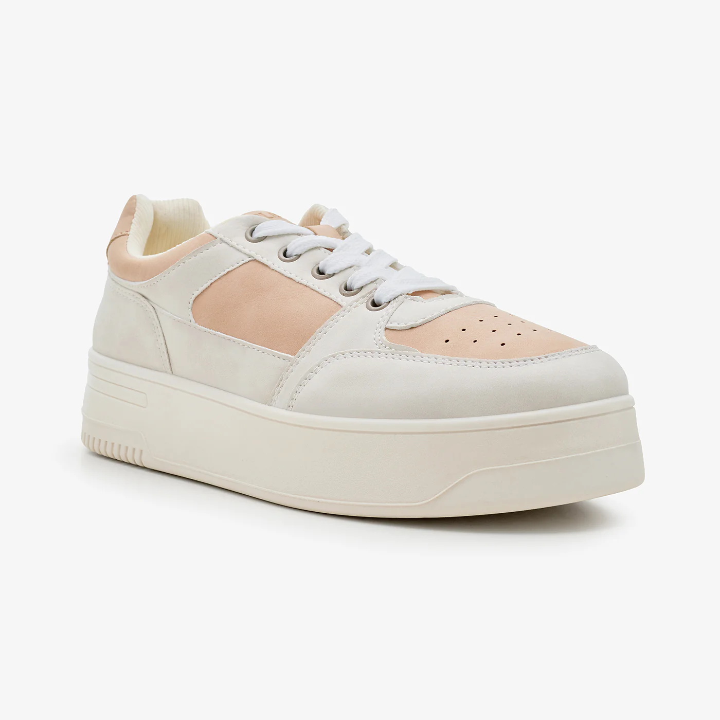 Women’s Contrast Panel Platform Sneakers - Image 3