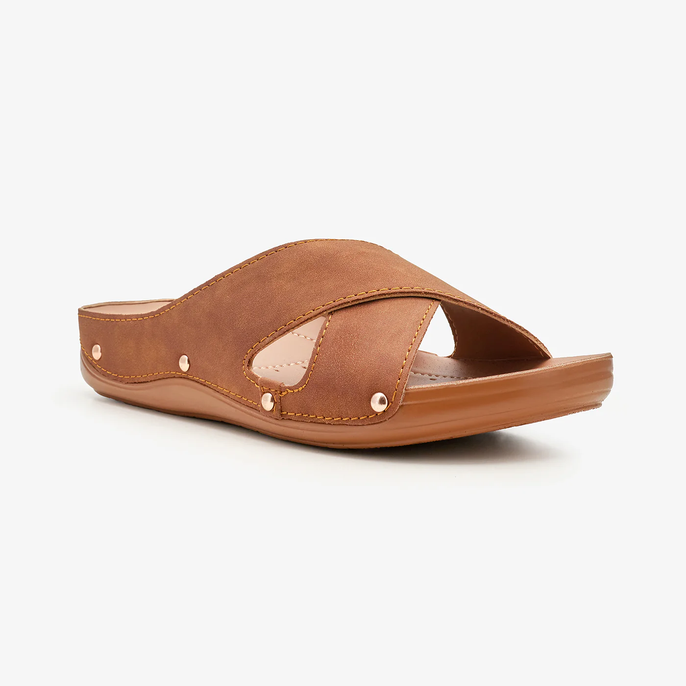 WOMEN’s CROSS-STRAP SLIDES - Image 3