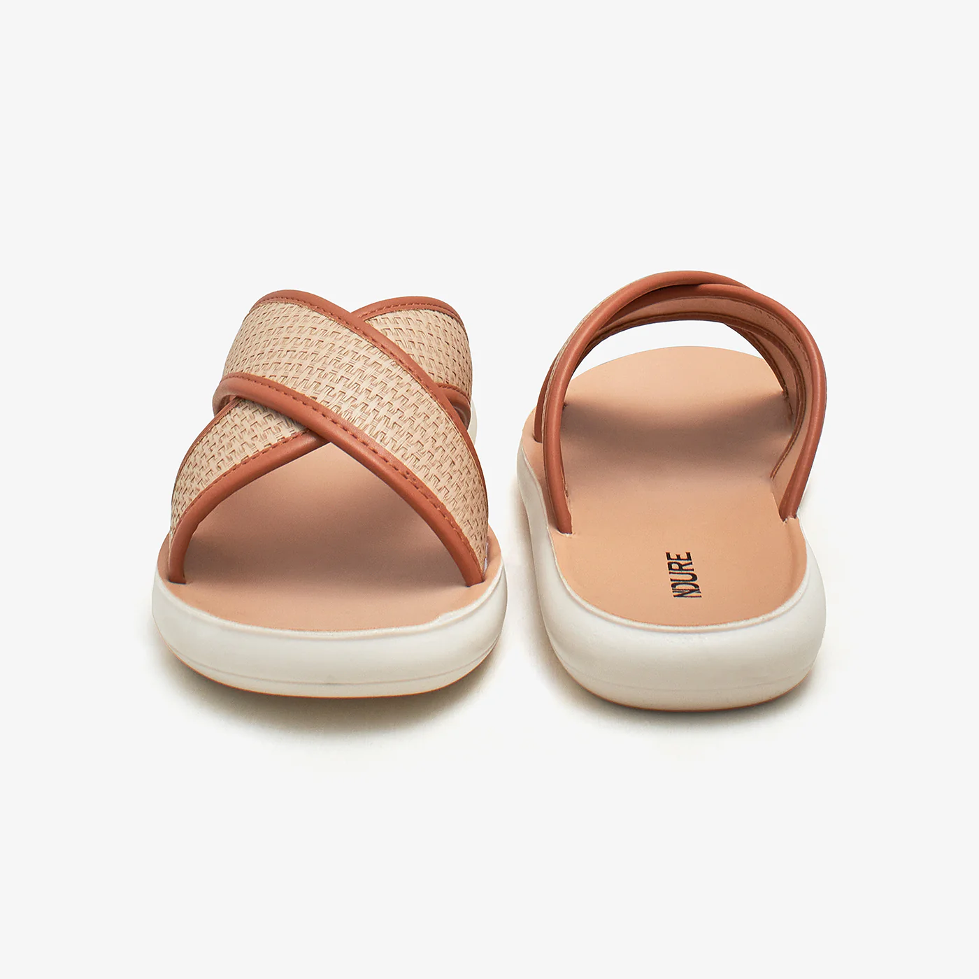 Women's Cross Strap Slides - Image 3