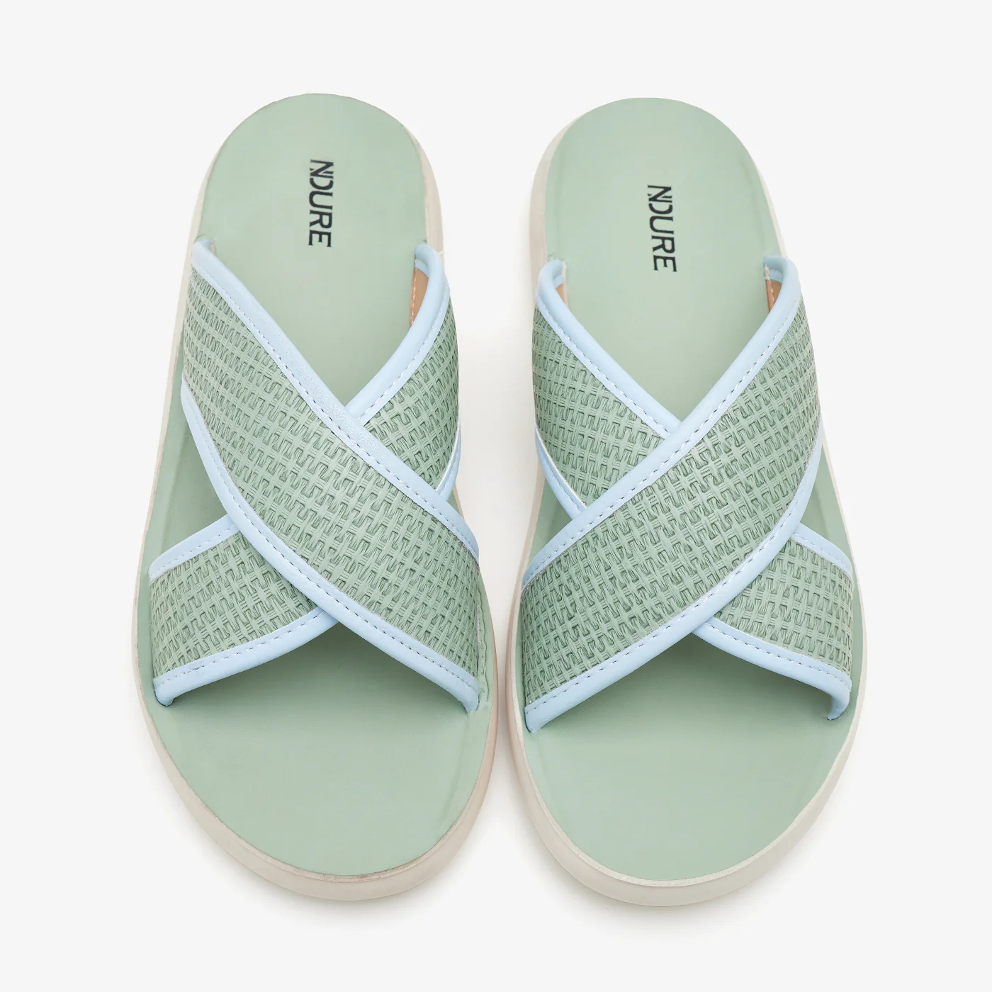 Women's Cross Strap Slides - Image 2