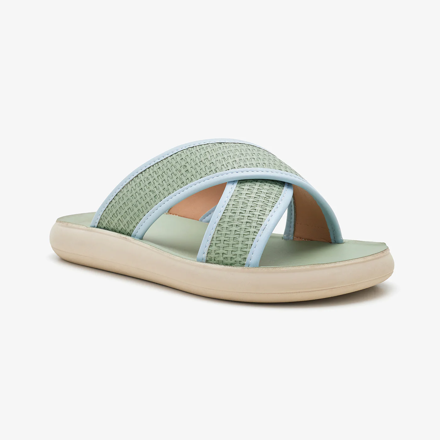 Women's Cross Strap Slides - Image 3