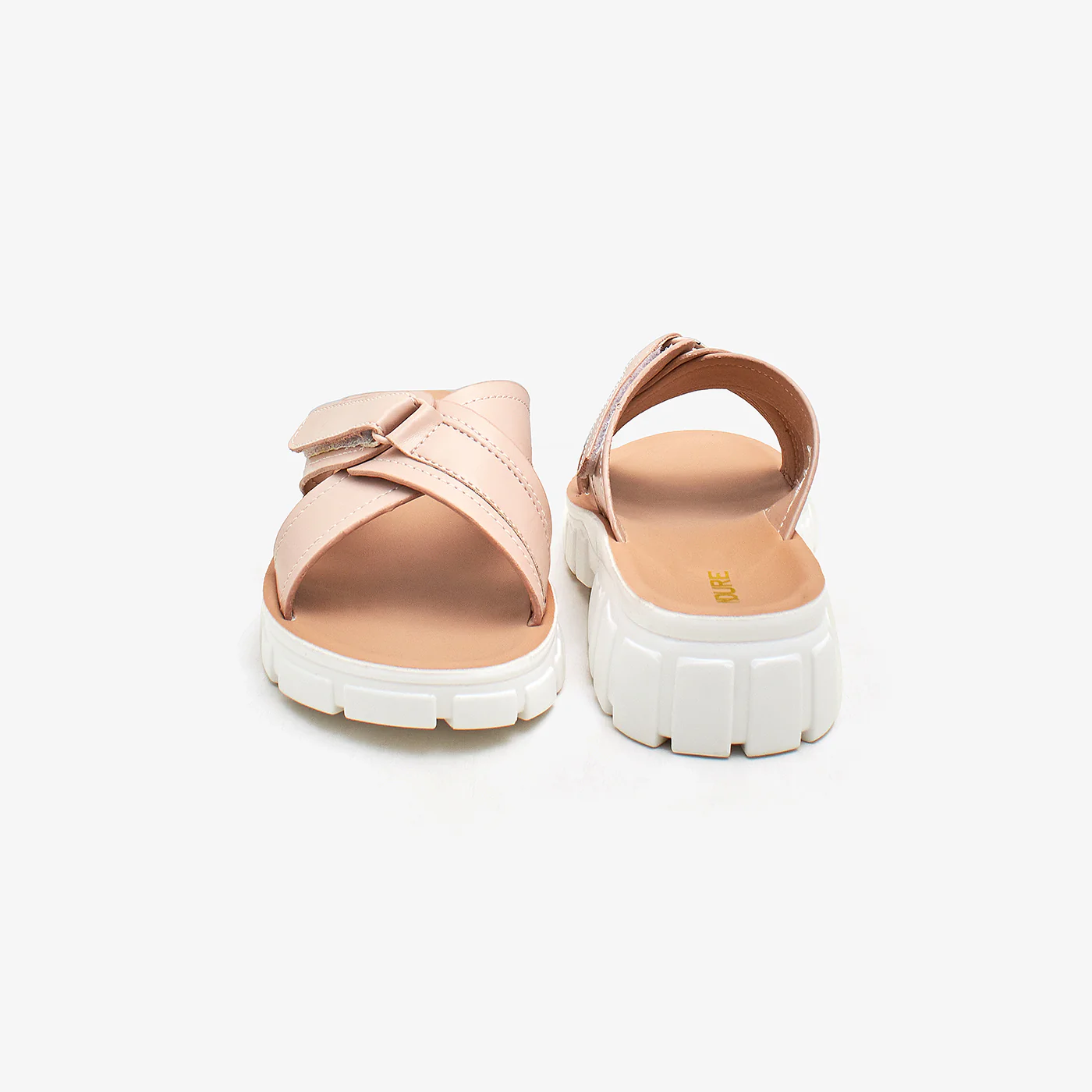 Women's Cross Strap Slides - Image 3