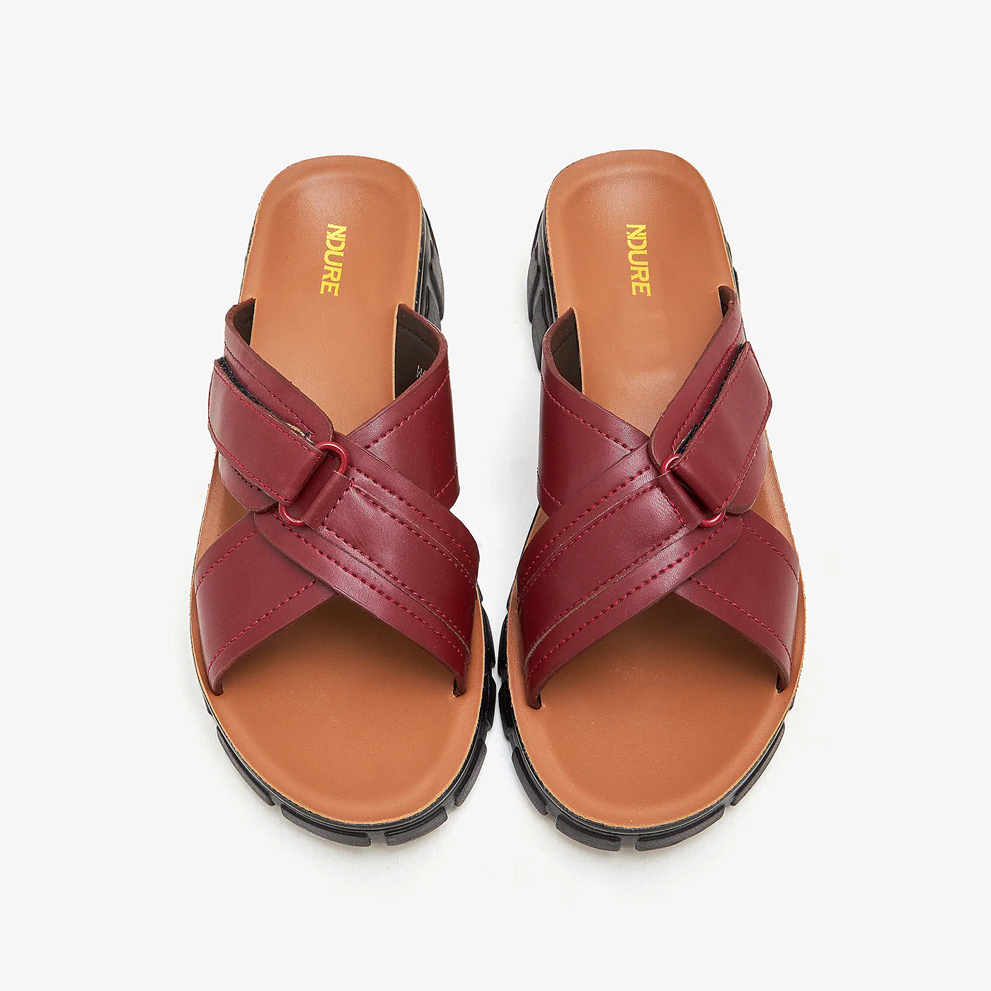 Women's Cross Strap Slides - Image 2