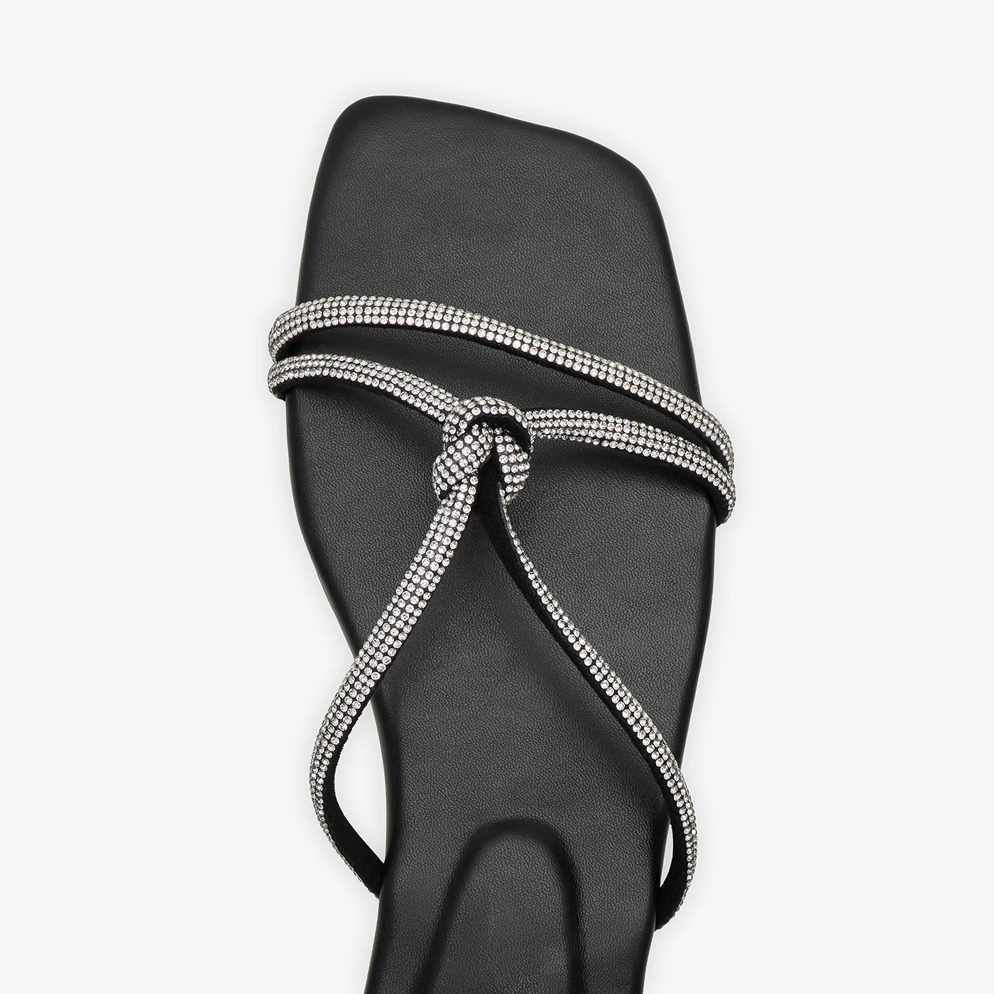 Women's Cross-Strap Rhinestones Slides - Image 4