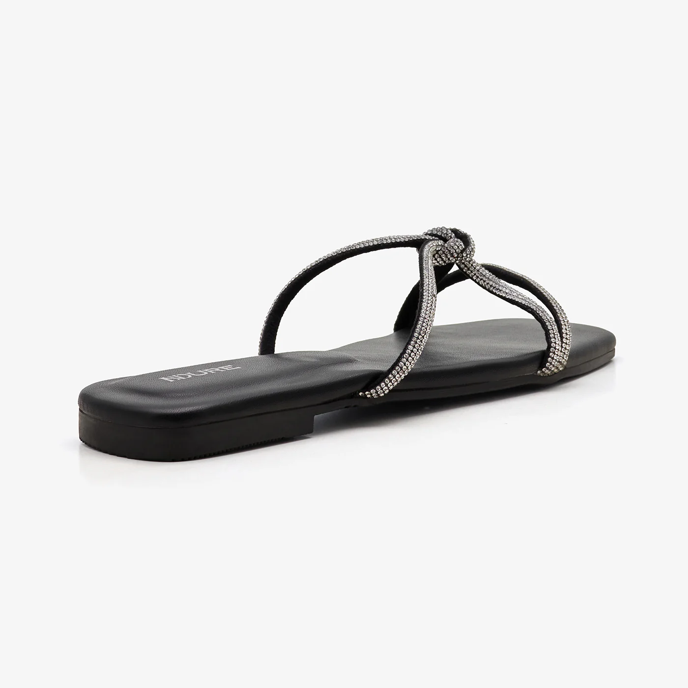 Women's Cross-Strap Rhinestones Slides - Image 5