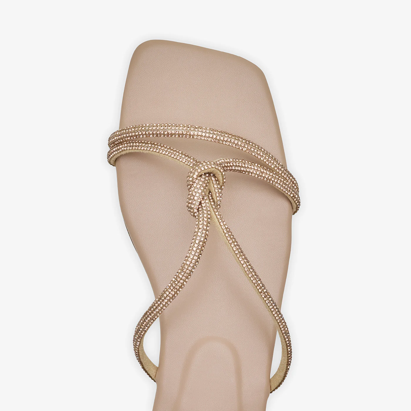 Women's Cross-Strap Rhinestones Slides - Image 4