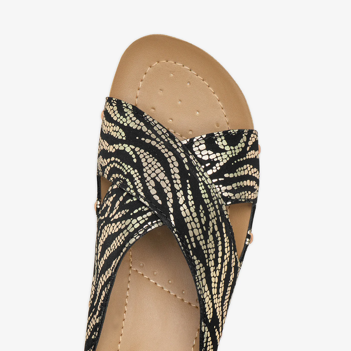 Women's Cross Strap Slides - Image 4