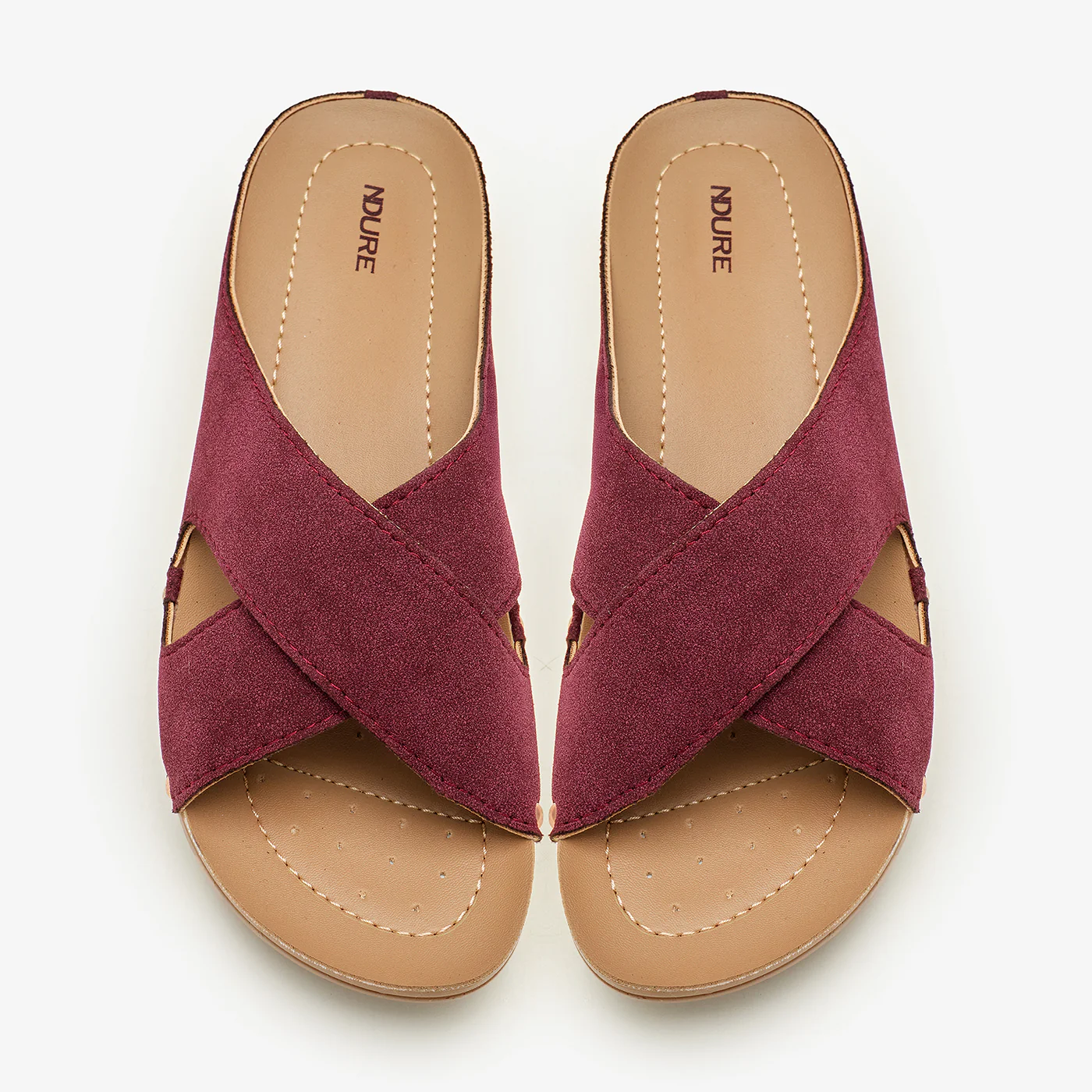 Women's Cross Strap Slides - Image 2