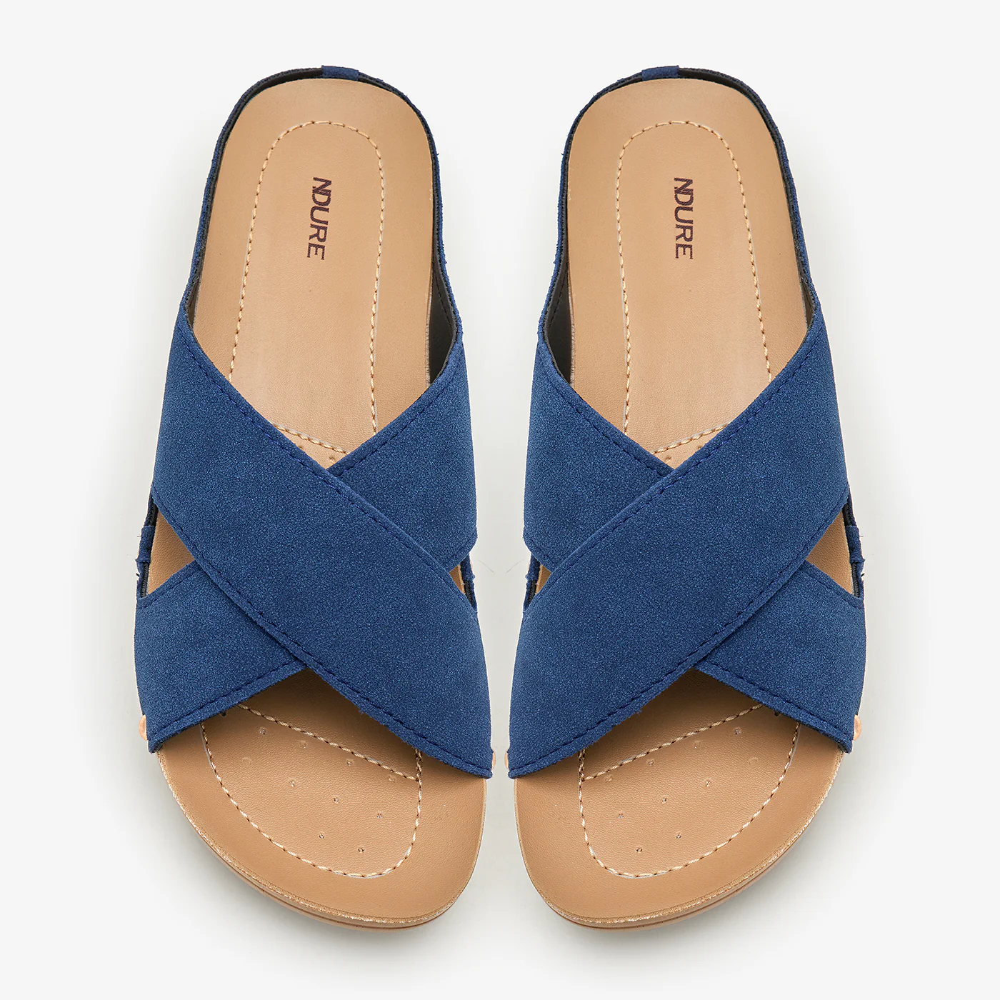 Women's Cross Strap Slides - Image 2
