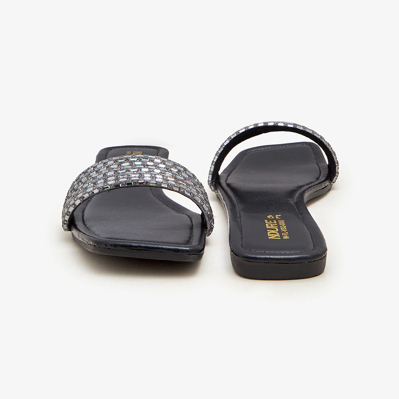 Women's Diamante Slides - Image 3