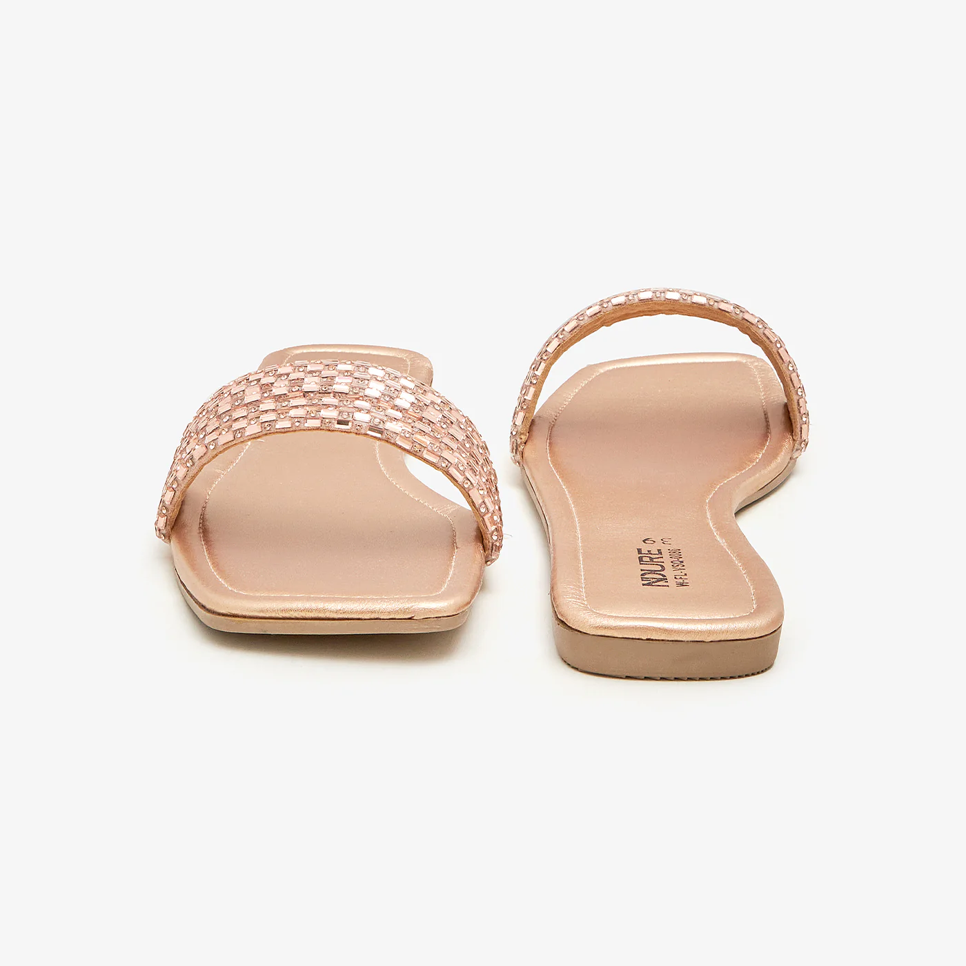 Women's Diamante Slides - Image 3