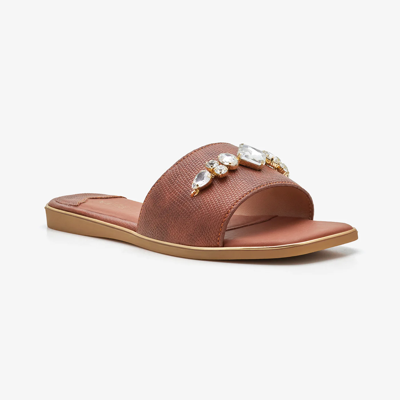 Women's Embellished Slides - Image 3