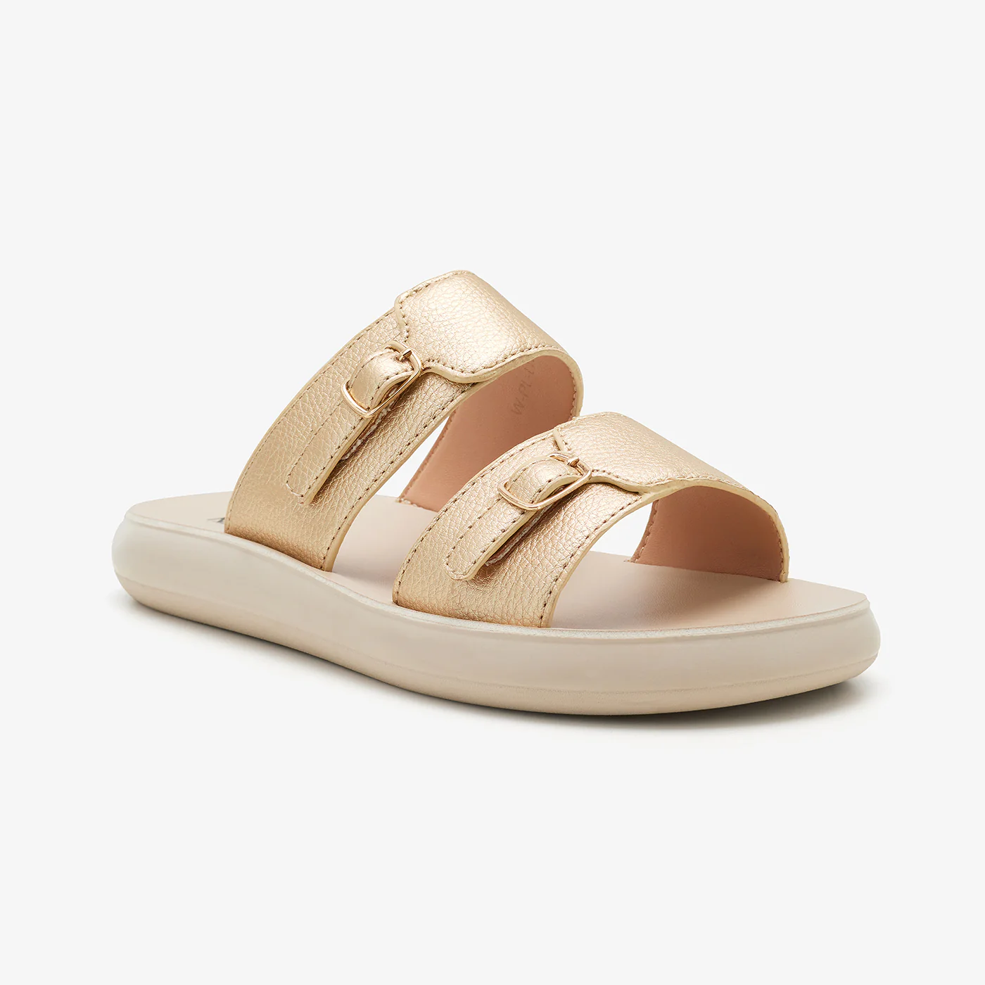 Women's Buckled Slides - Image 3