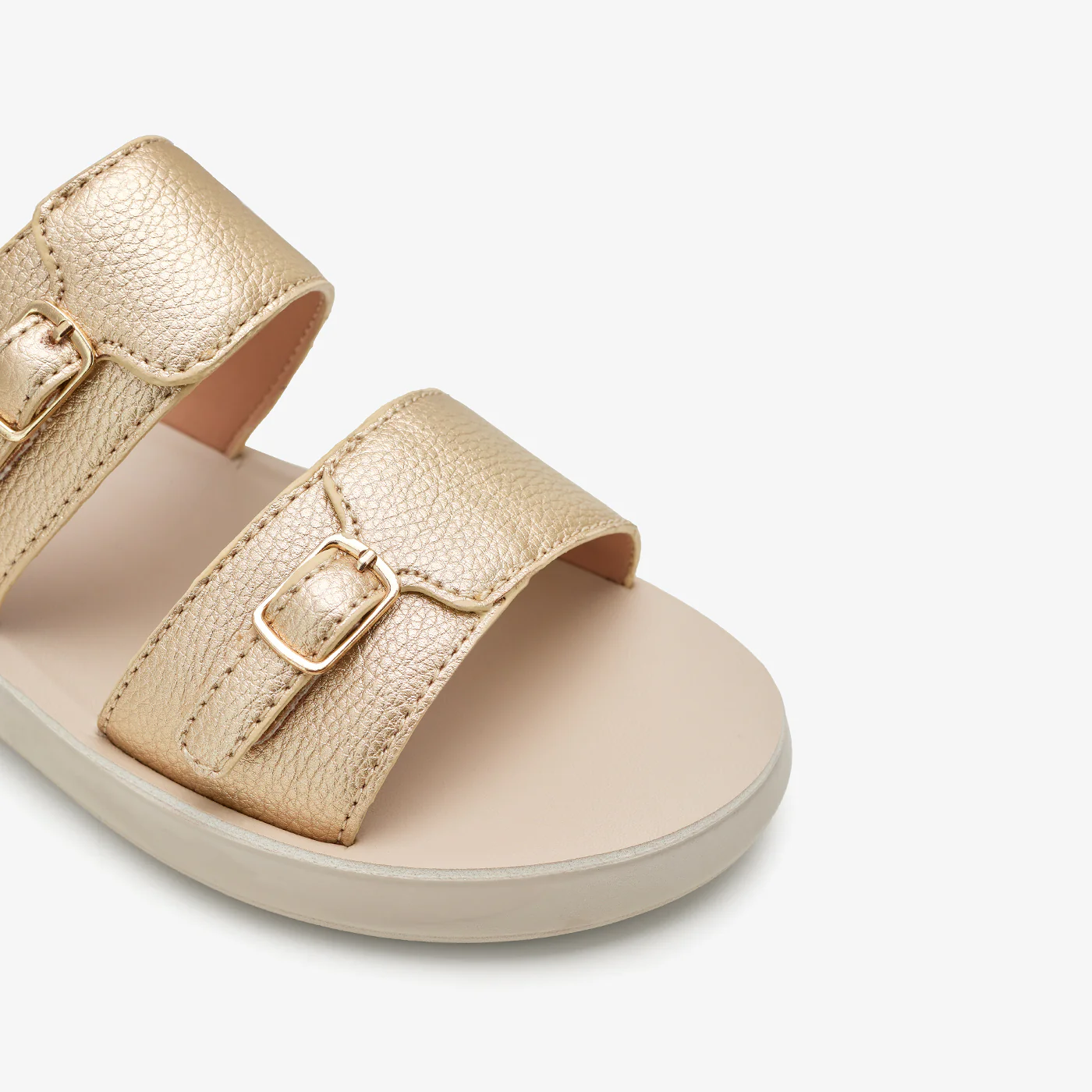 Women's Buckled Slides - Image 5