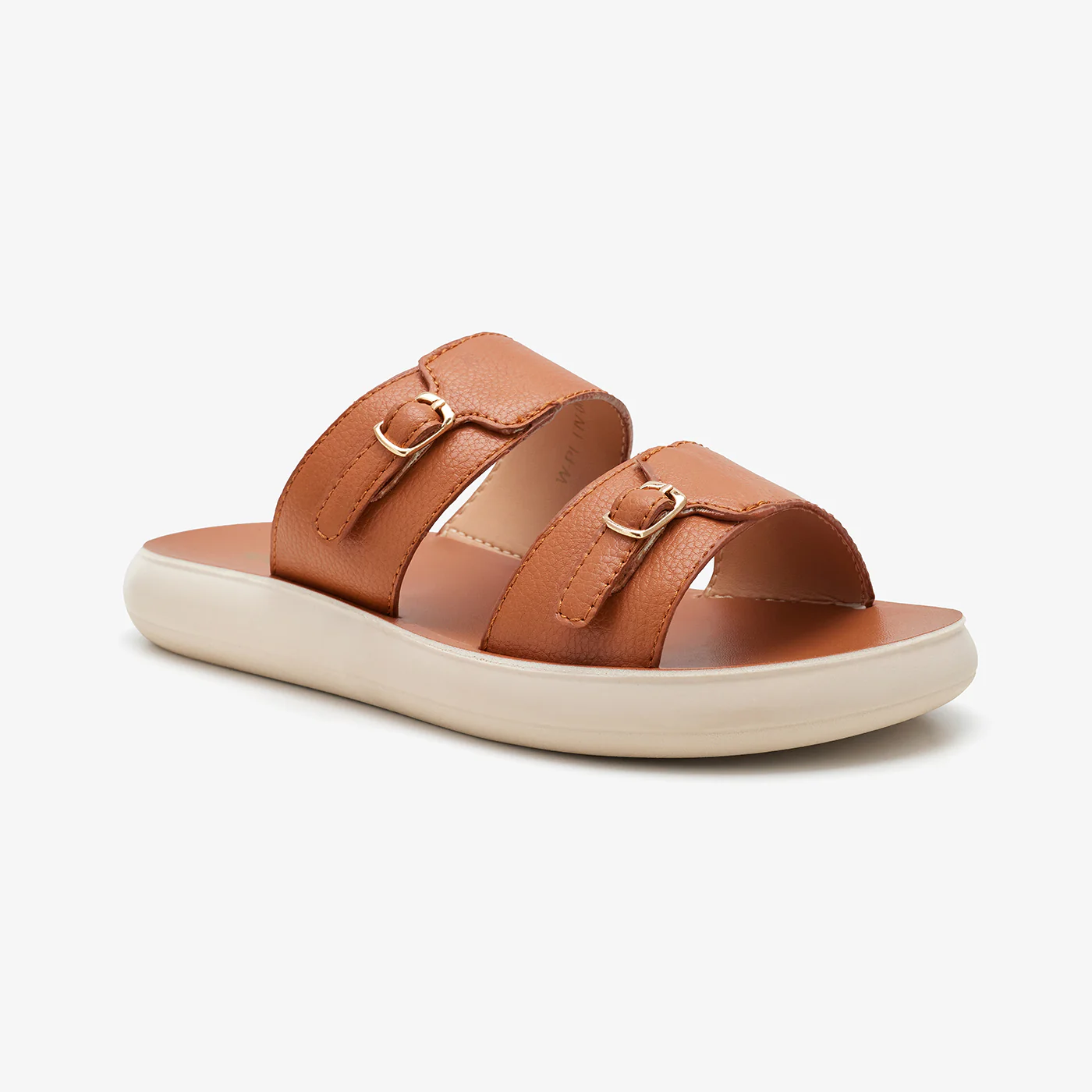 Women's Buckled Slides - Image 3