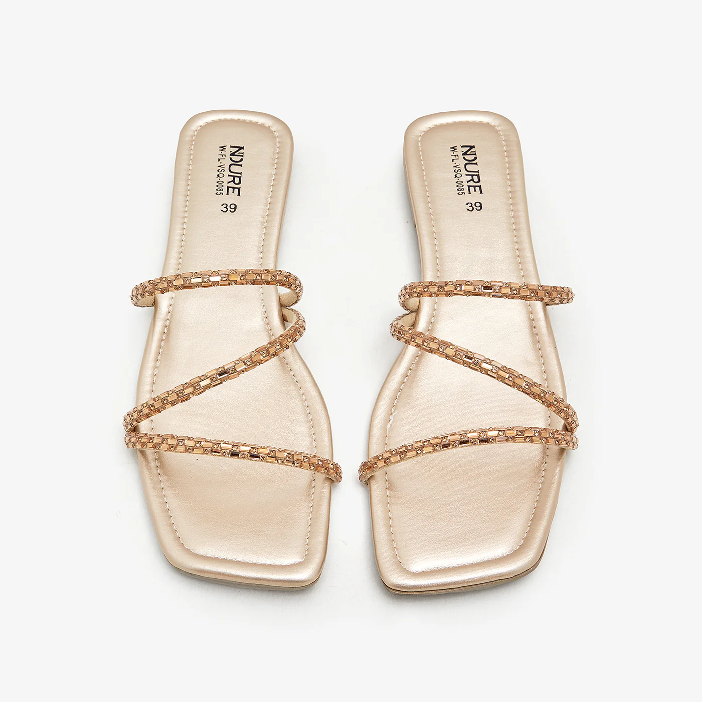 Women's Embellished Slides - Image 2