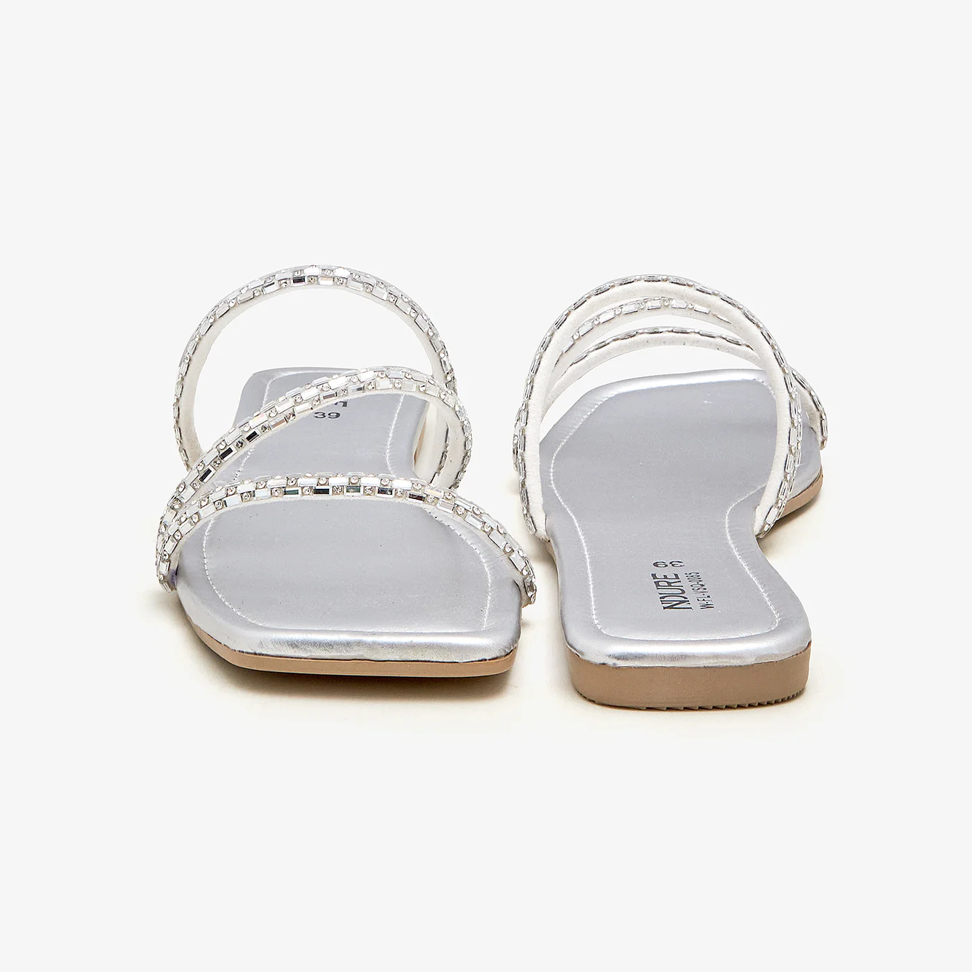 Women's Embellished Slides - Image 3