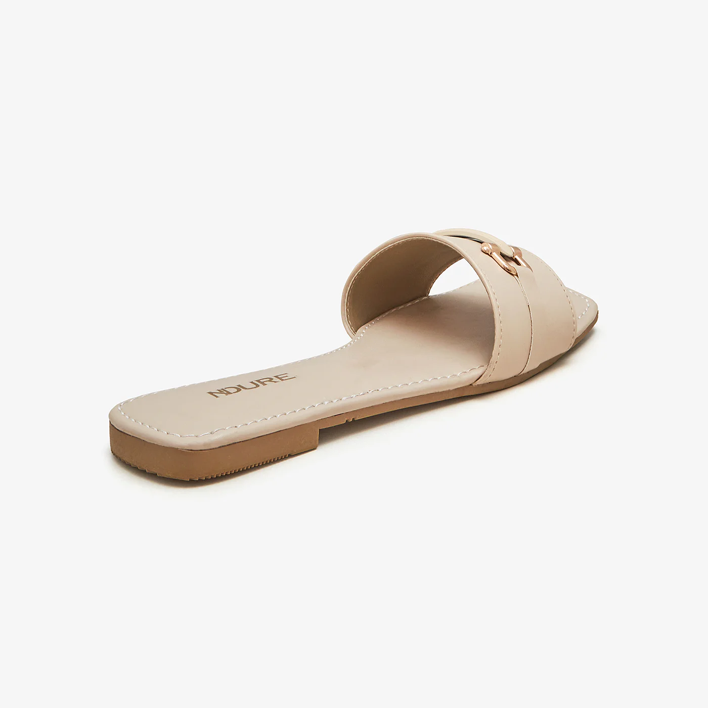 Women's Gold Studded Slides - Image 5