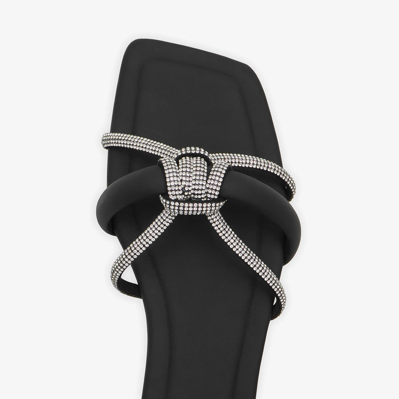 Women's Knotted Embellished Slides - Image 4
