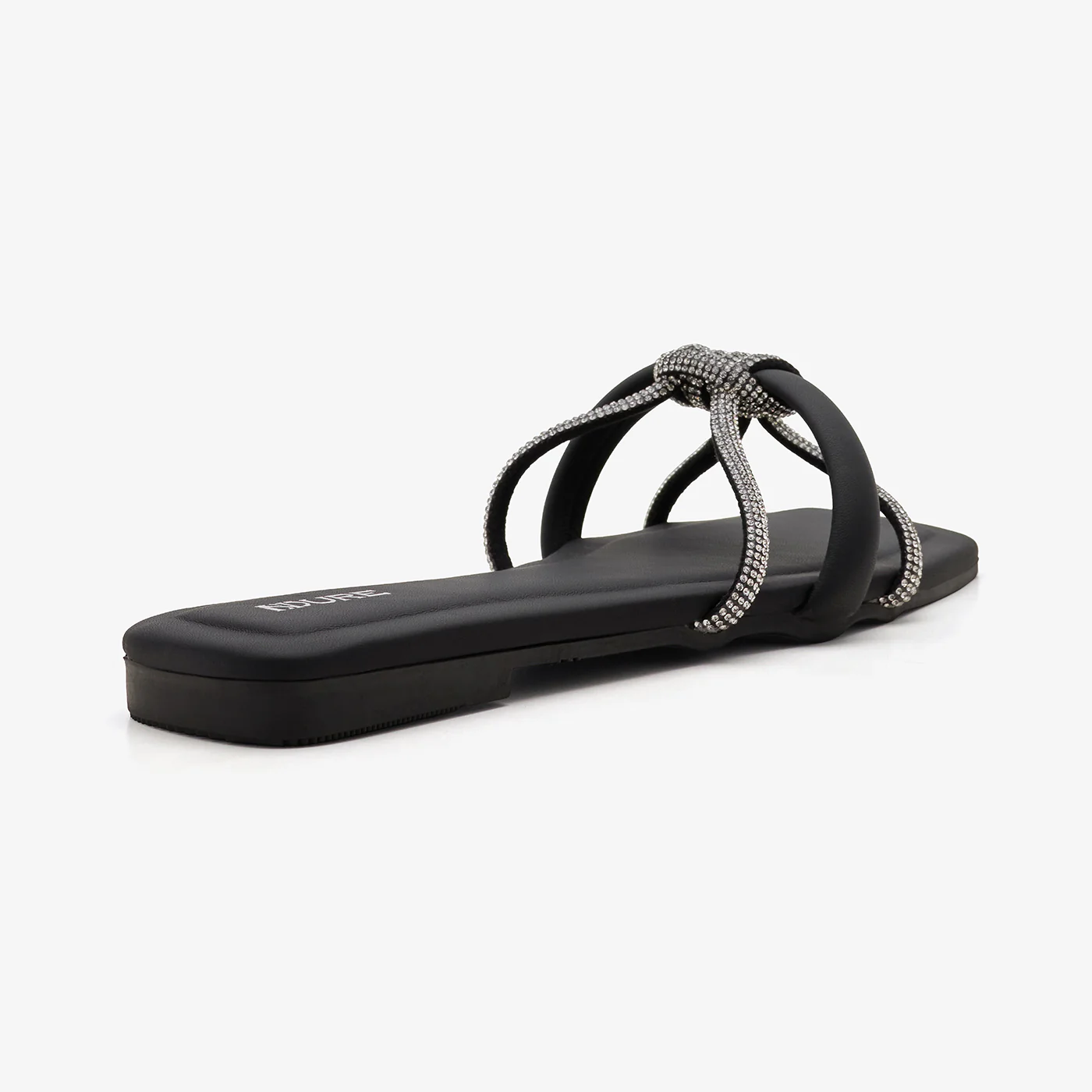Women's Knotted Embellished Slides - Image 5