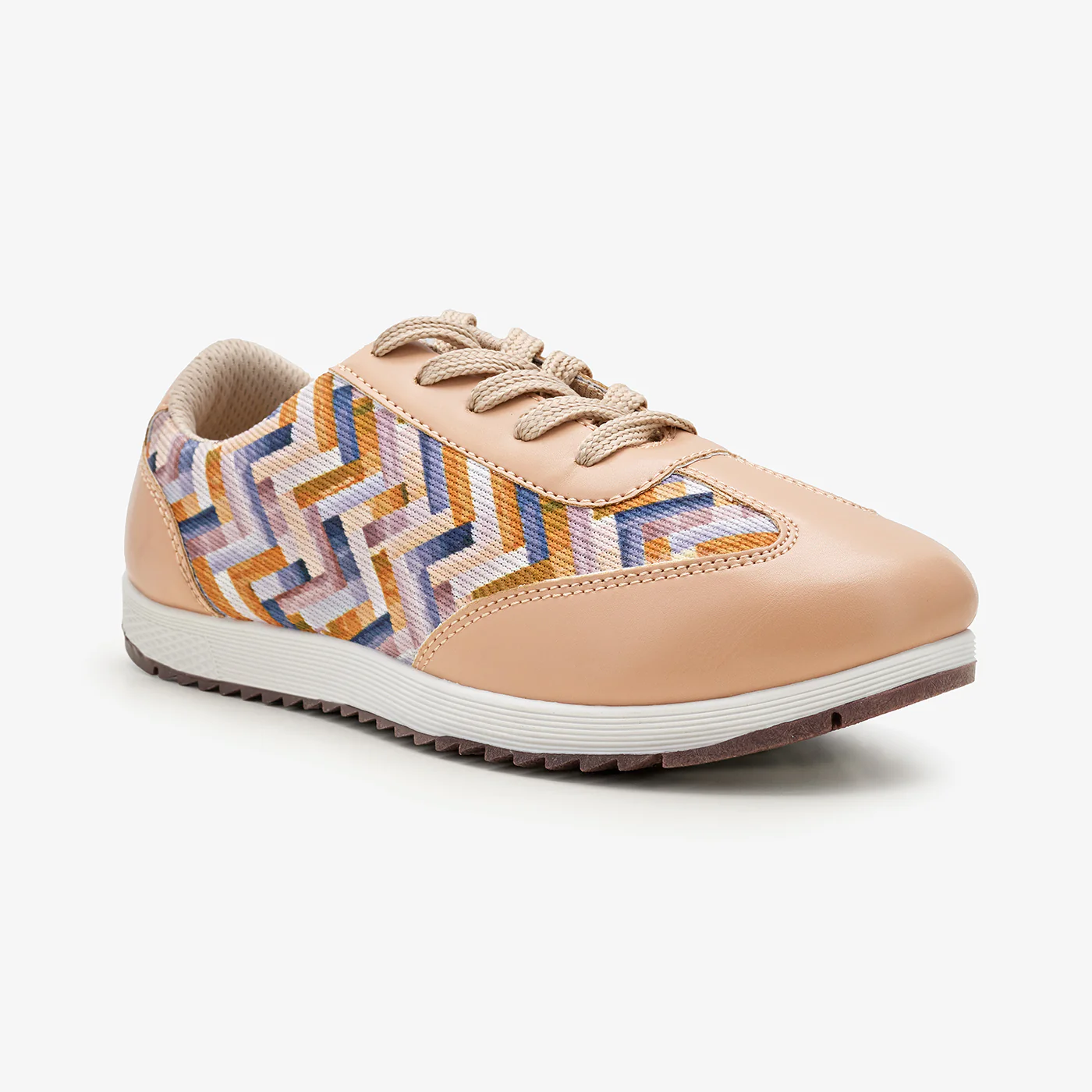 Women’s Multicolored Panel Sneakers - Image 3