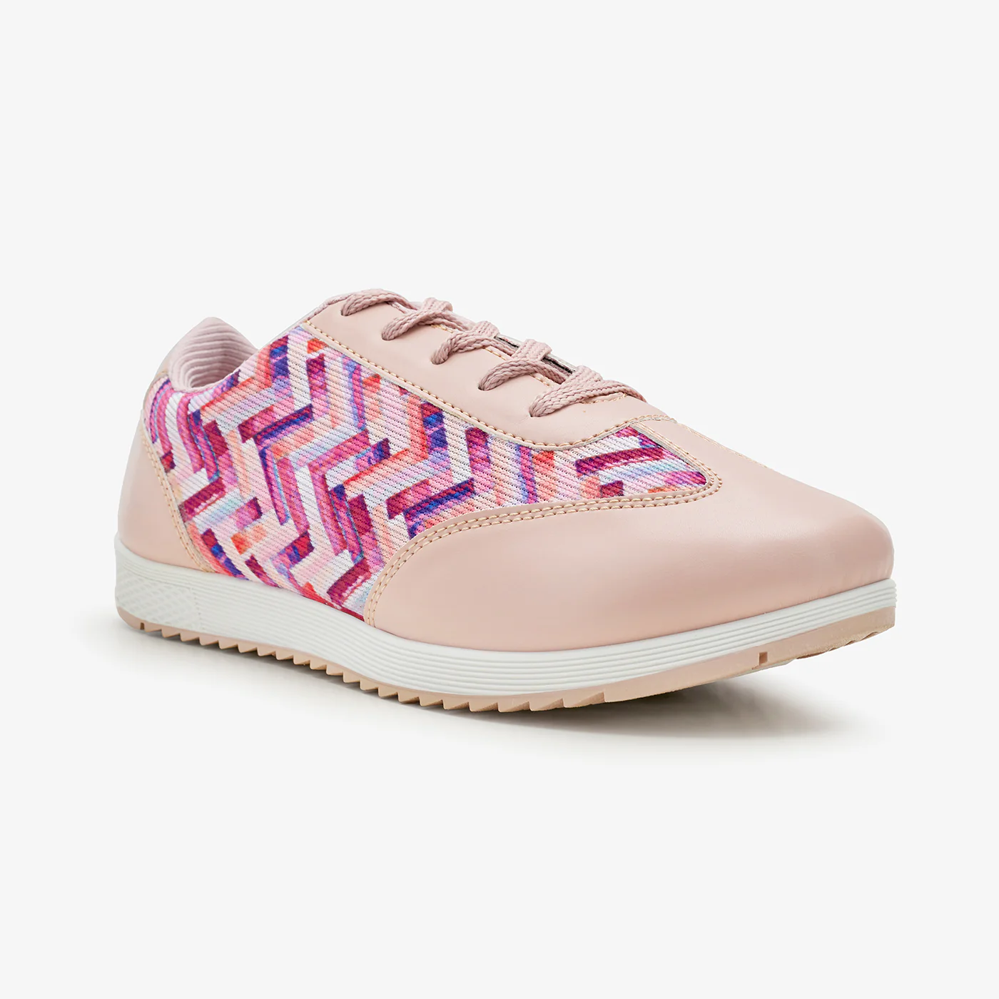 Women’s Multicolored Panel Sneakers - Image 3