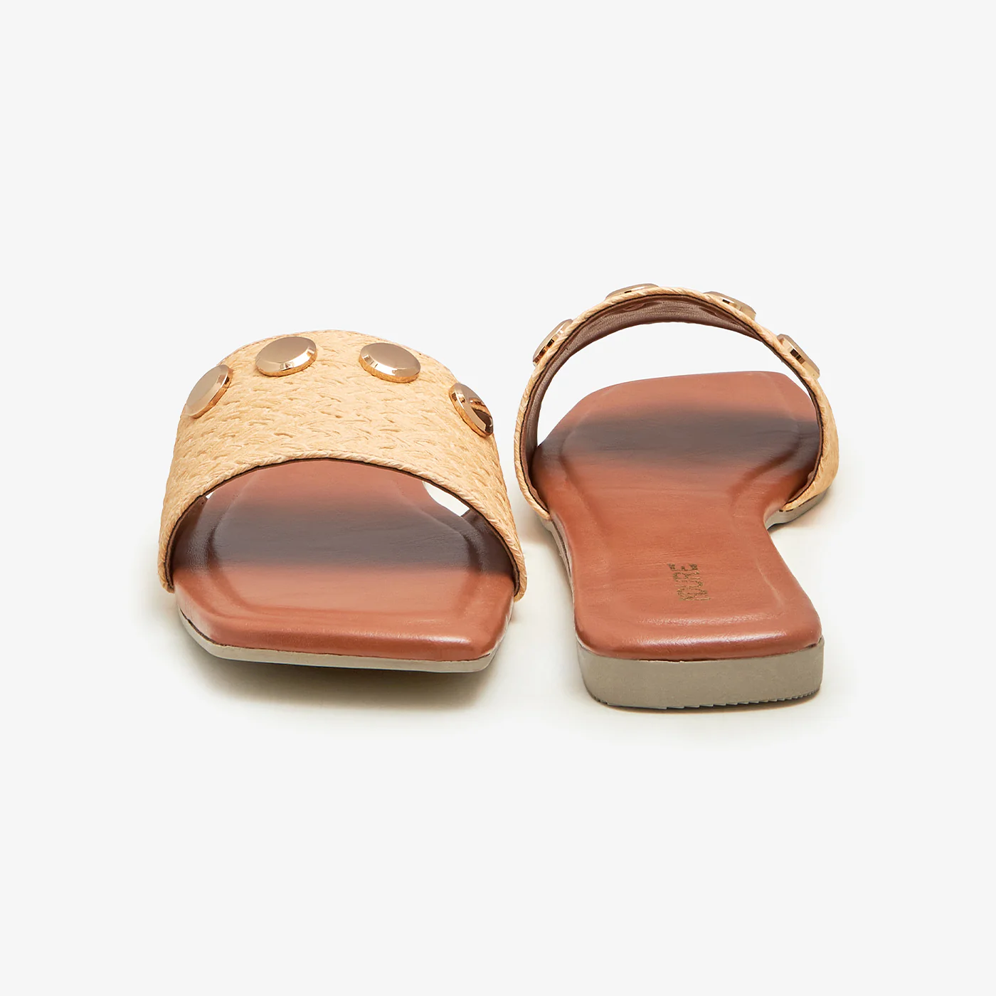 Women's Metal Charm Slides - Image 3