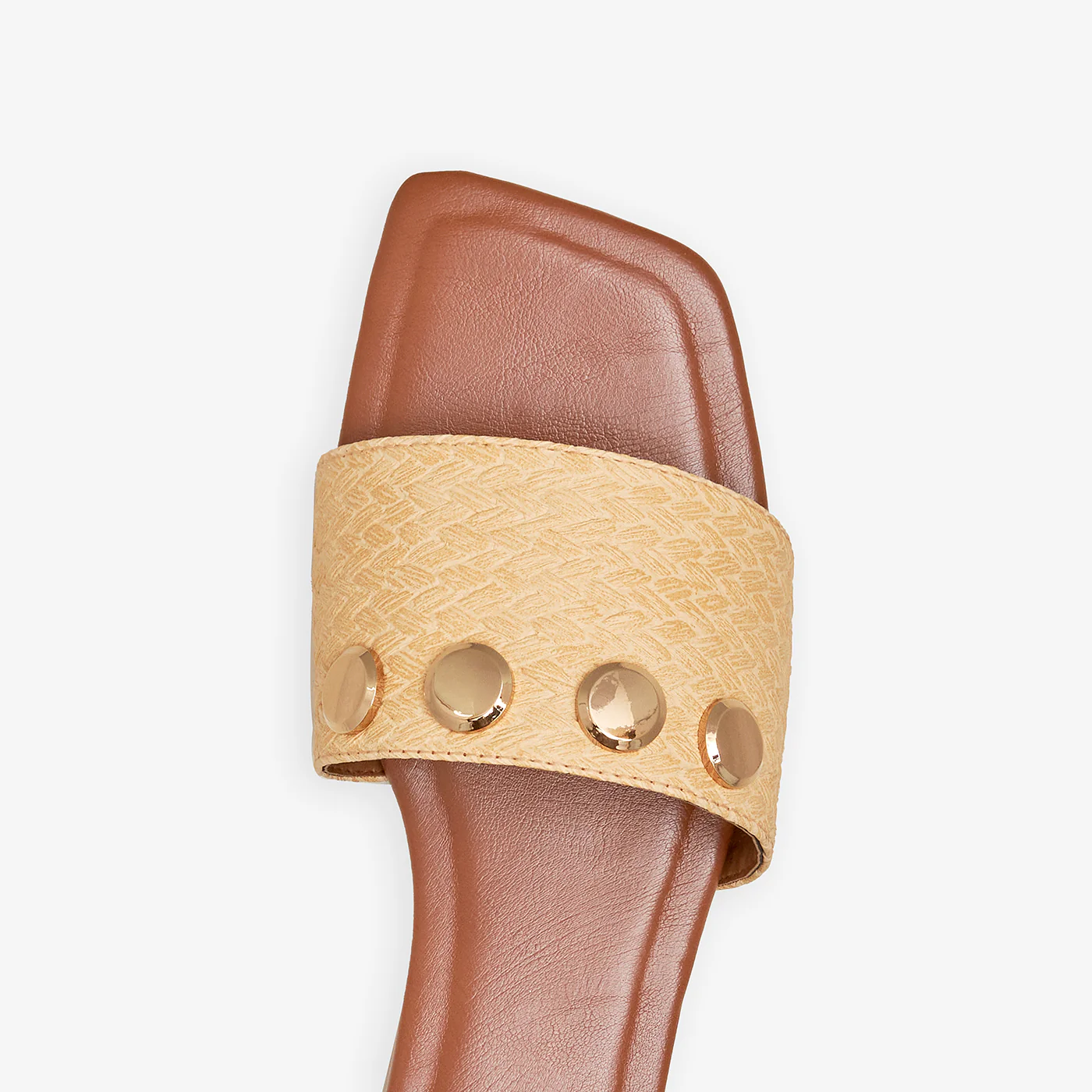 Women's Metal Charm Slides - Image 4