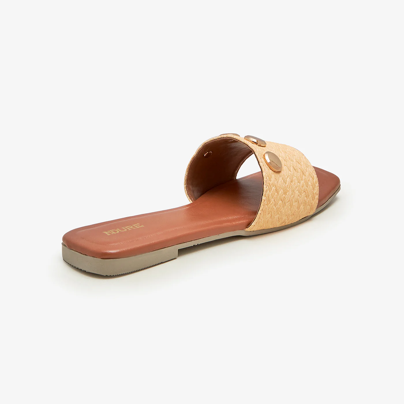 Women's Metal Charm Slides - Image 5