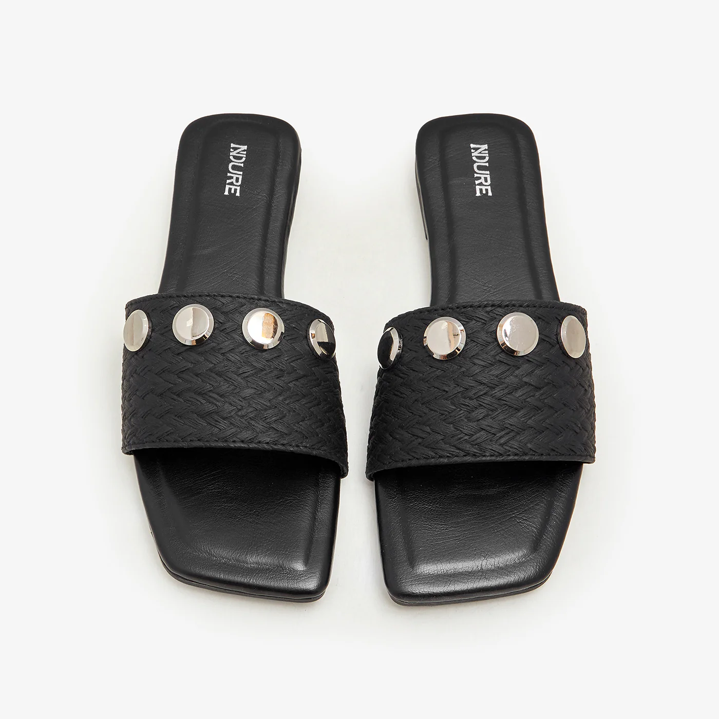 Women's Metal Charm Slides - Image 2