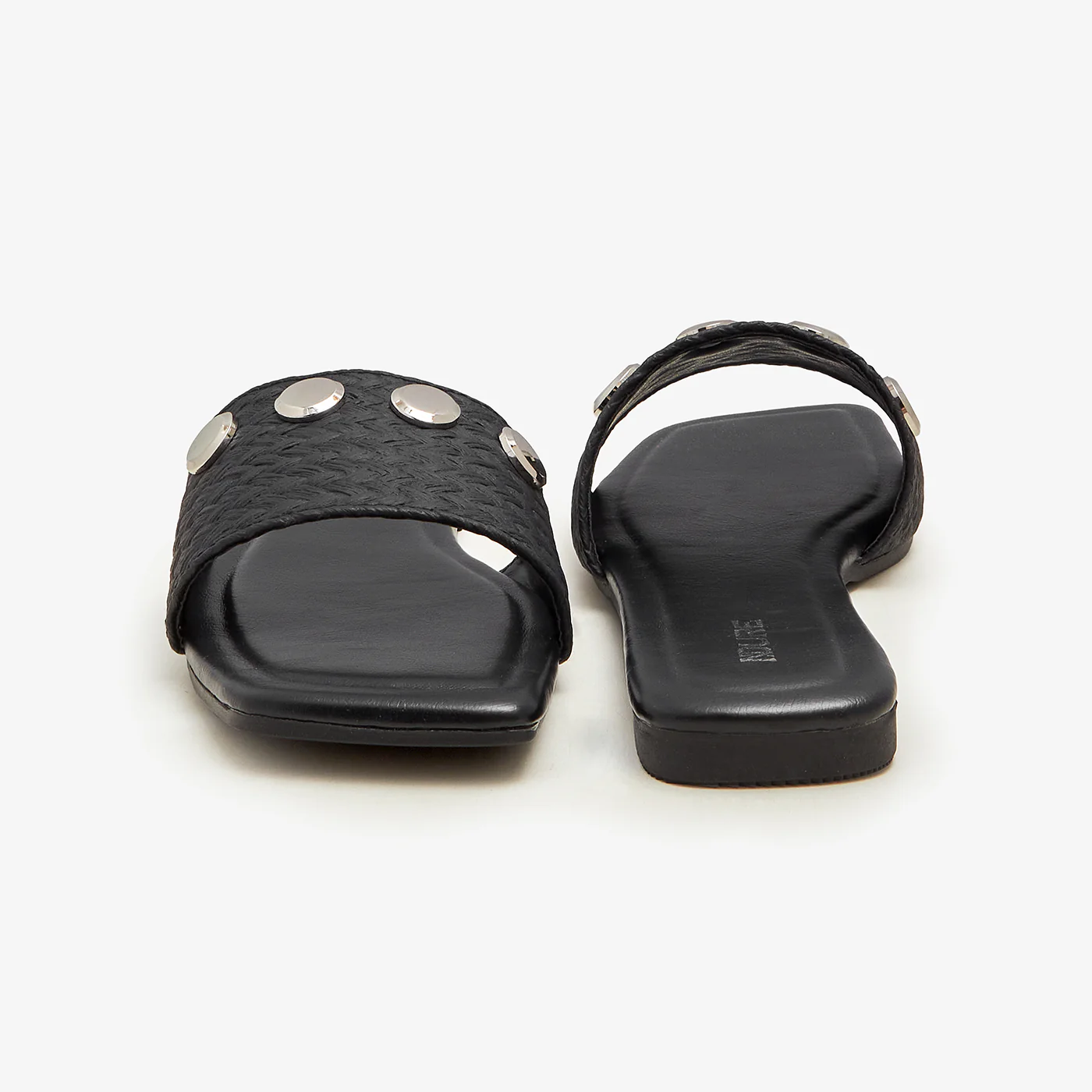 Women's Metal Charm Slides - Image 3