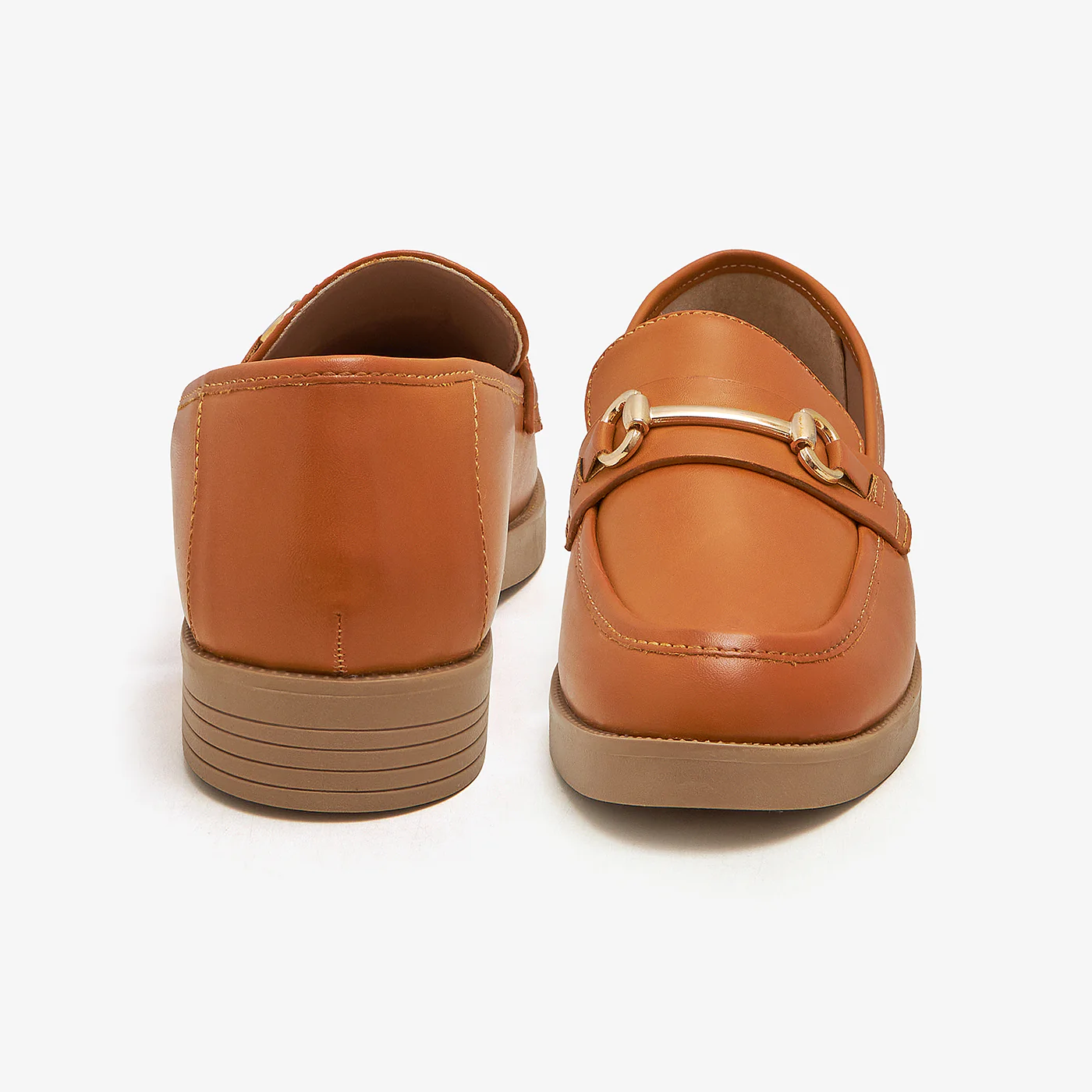 Women's Metallic Trim Loafers - Image 3