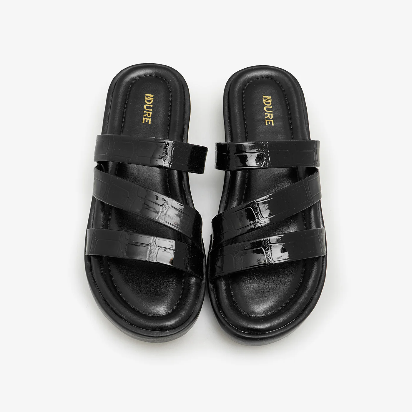 Women's Multi-Strap Slides - Image 2