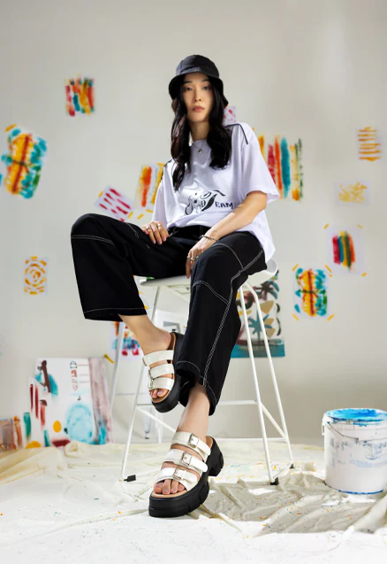 Women's Multi-Strap Slides - Image 6