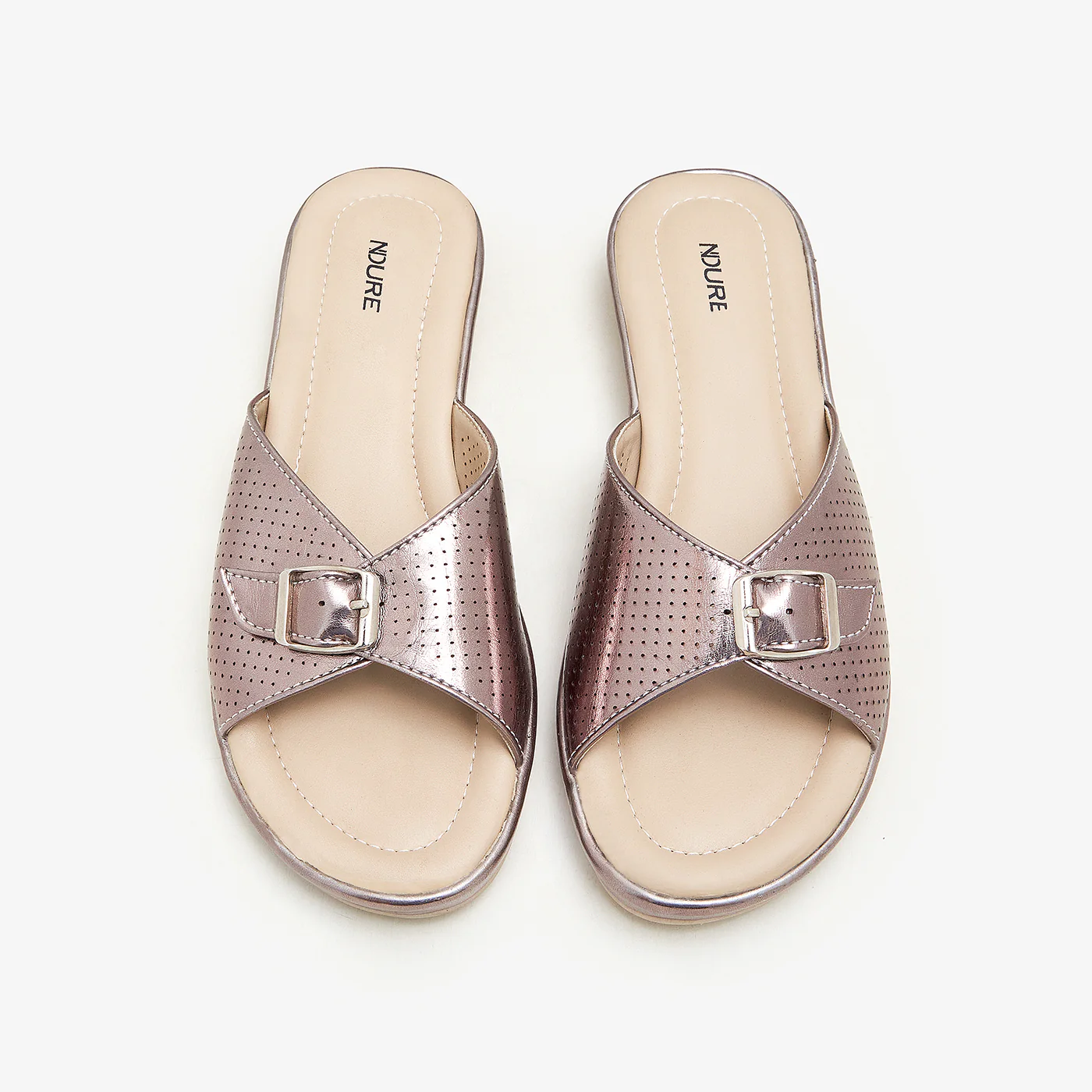 Women's Patterned Slides - Image 2